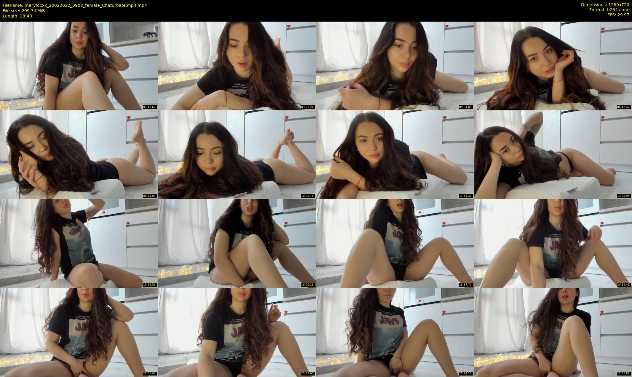 meryfoxxx — 29 minute Chaturbate female cam show recording, 720p, Feb 20, 2022