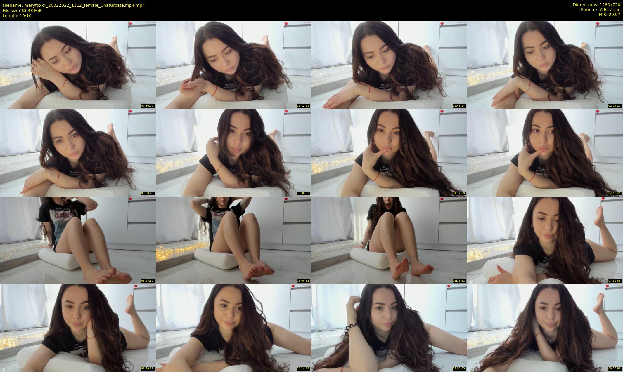 meryfoxxx — 11 minute Chaturbate female cam show recording, 720p, Feb 20, 2022