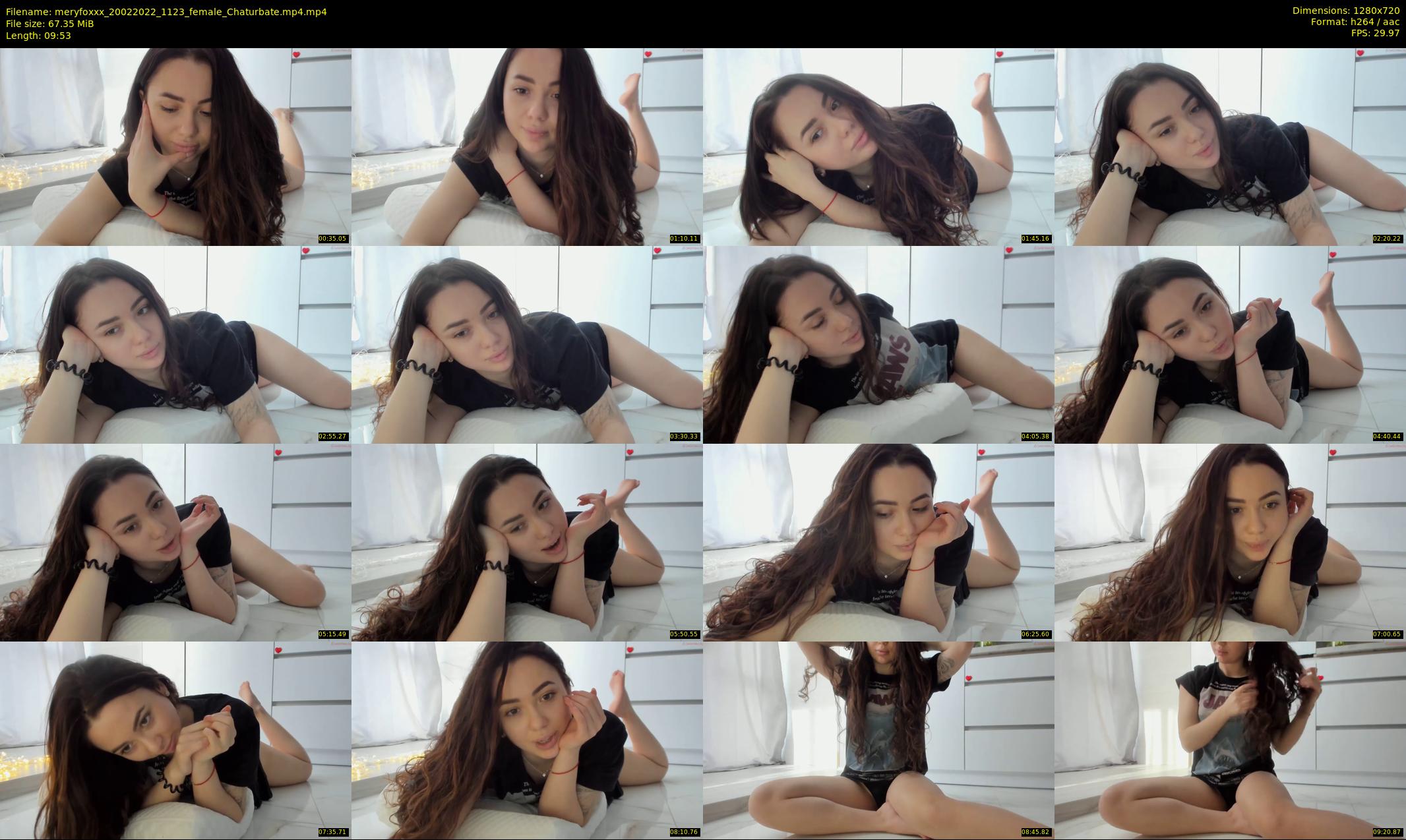 meryfoxxx — 10 minute Chaturbate female cam show recording, 720p, Feb 20, 2022