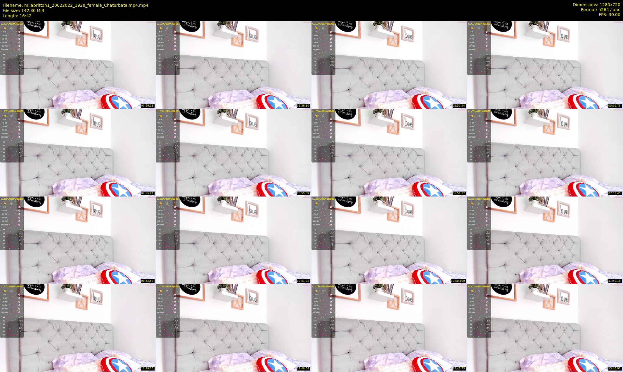 milabritton1 — 17 minute Chaturbate female cam show recording, 720p, Feb 20, 2022