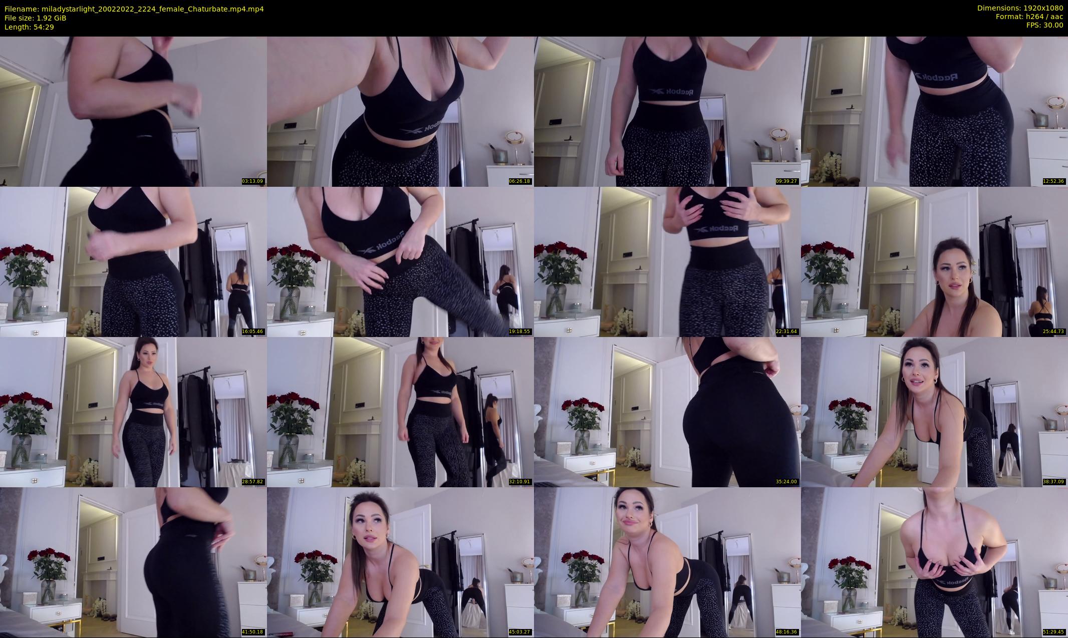 miladystarlight — 55 minute Chaturbate female cam show recording, 1080p, Feb 20, 2022
