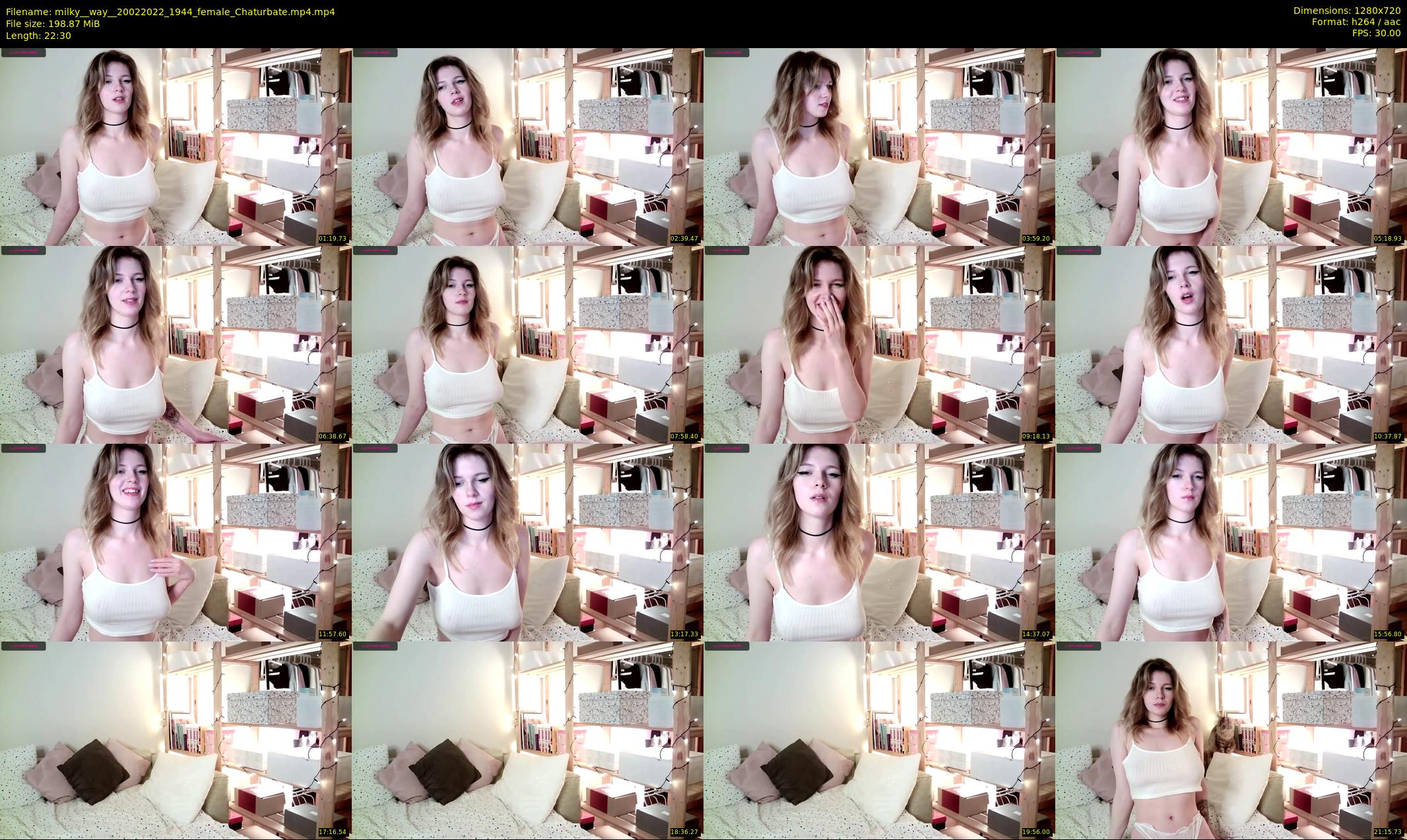 milky__way_ — 23 minute Chaturbate female cam show recording, 720p, Feb 20, 2022
