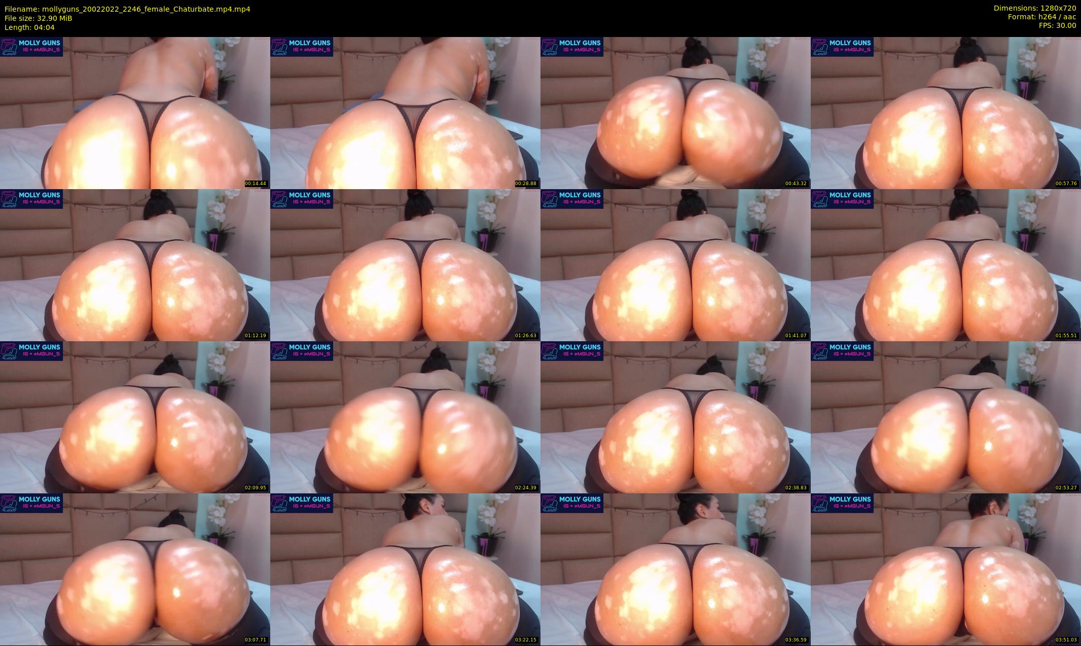 mollyguns — 5 minute Chaturbate female cam show recording, 720p, Feb 20, 2022