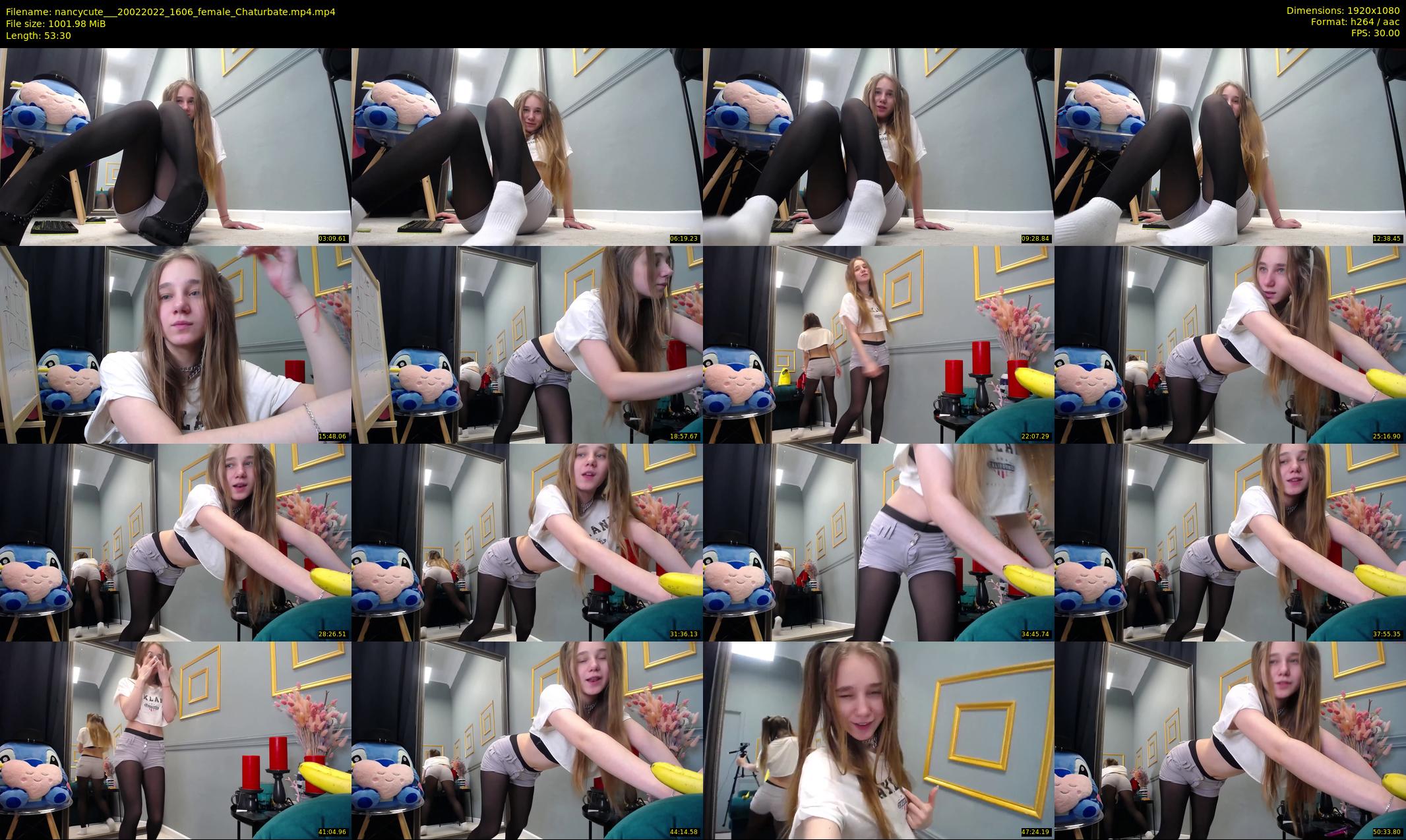 nancycute__ — 54 minute Chaturbate female cam show recording, 1080p, Feb 20, 2022