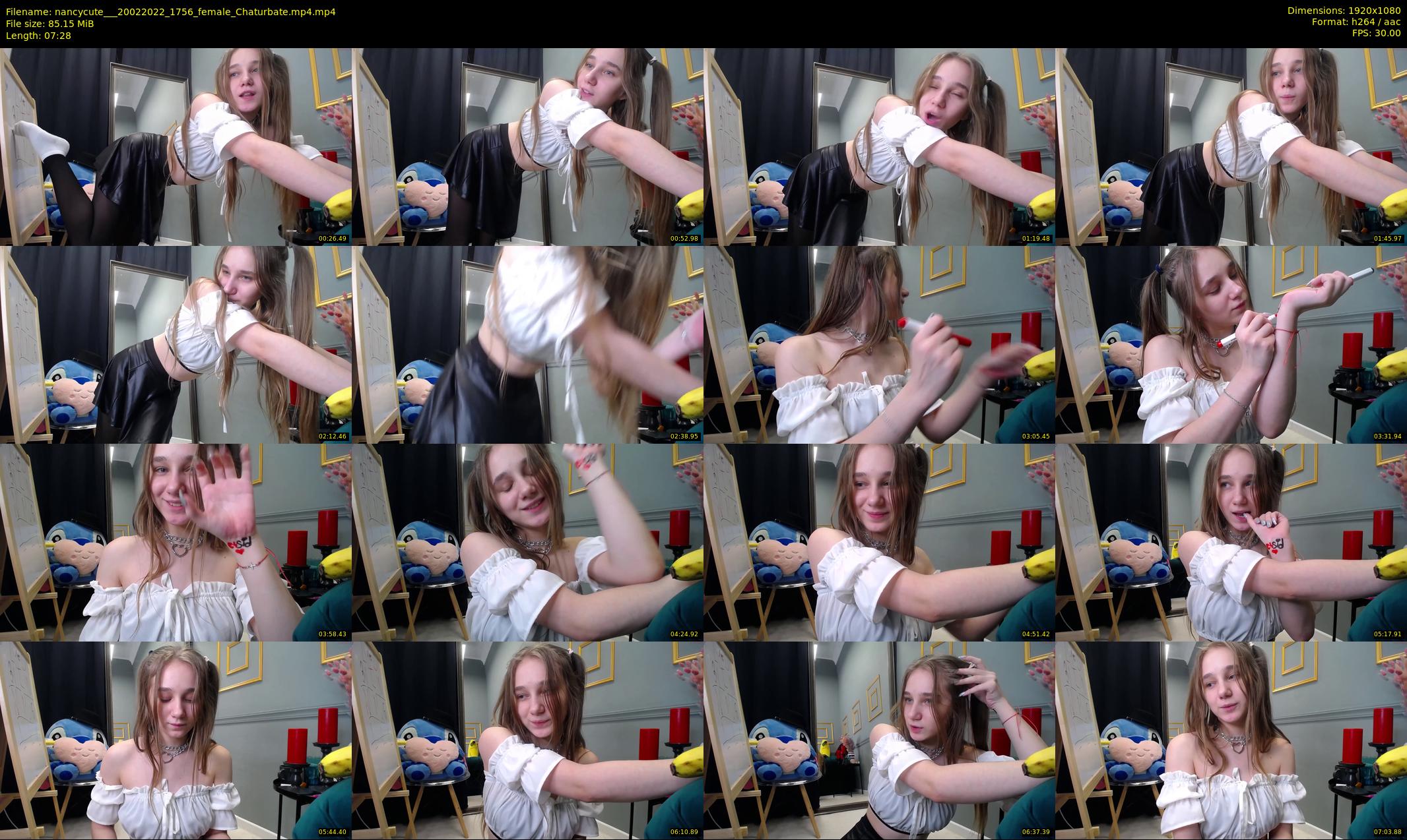 nancycute__ — 8 minute Chaturbate female cam show recording, 1080p, Feb 20, 2022