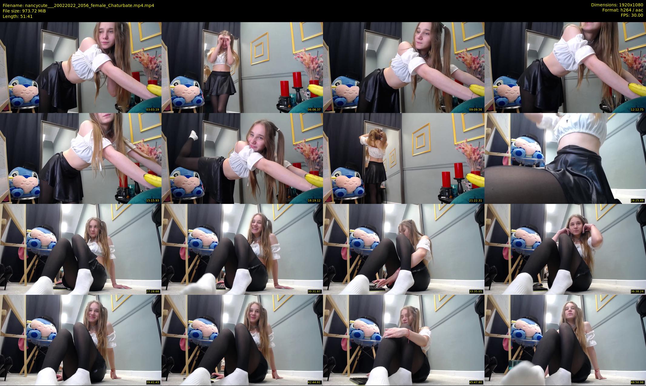 nancycute__ — 52 minute Chaturbate female cam show recording, 1080p, Feb 20, 2022