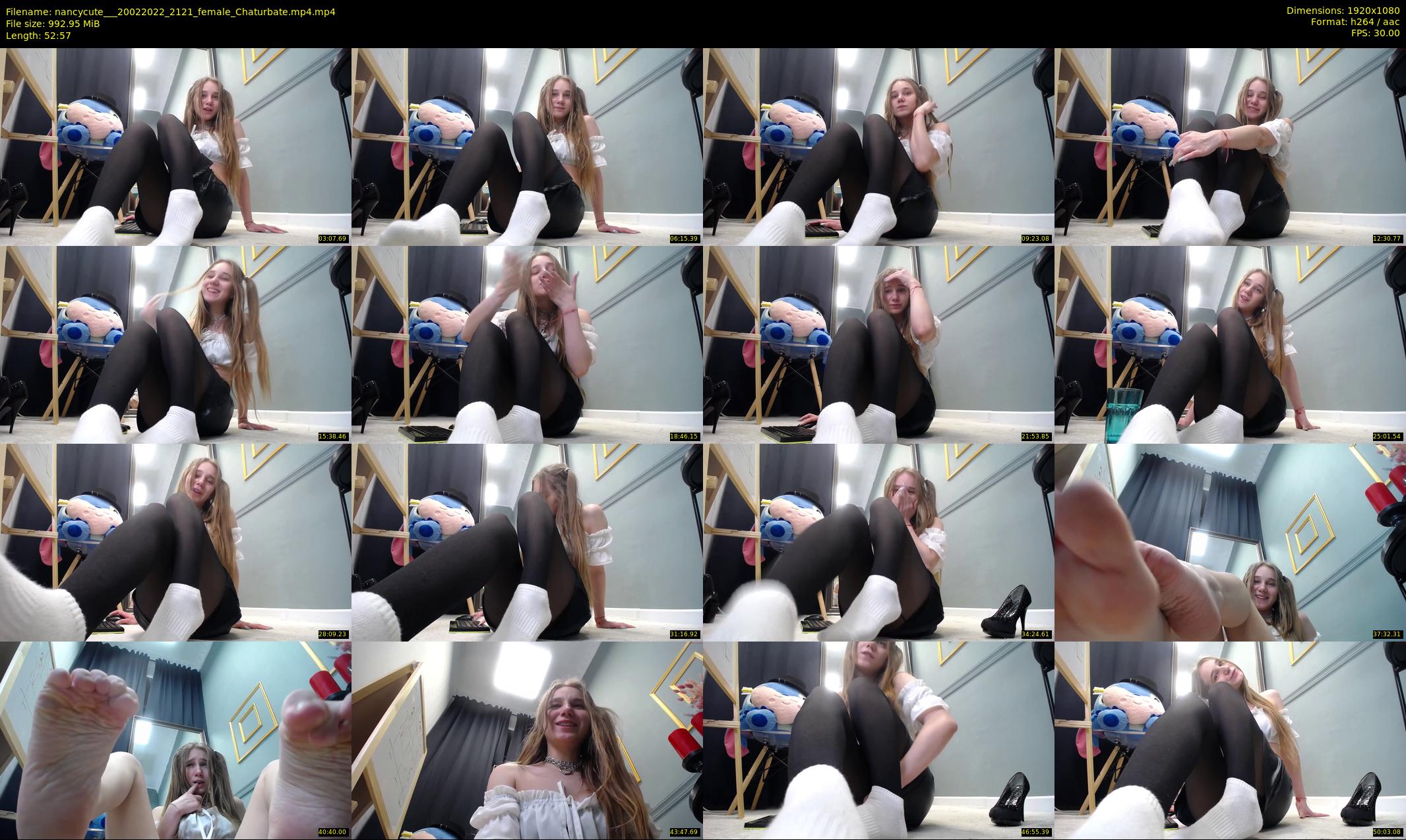 nancycute__ — 53 minute Chaturbate female cam show recording, 1080p, Feb 20, 2022