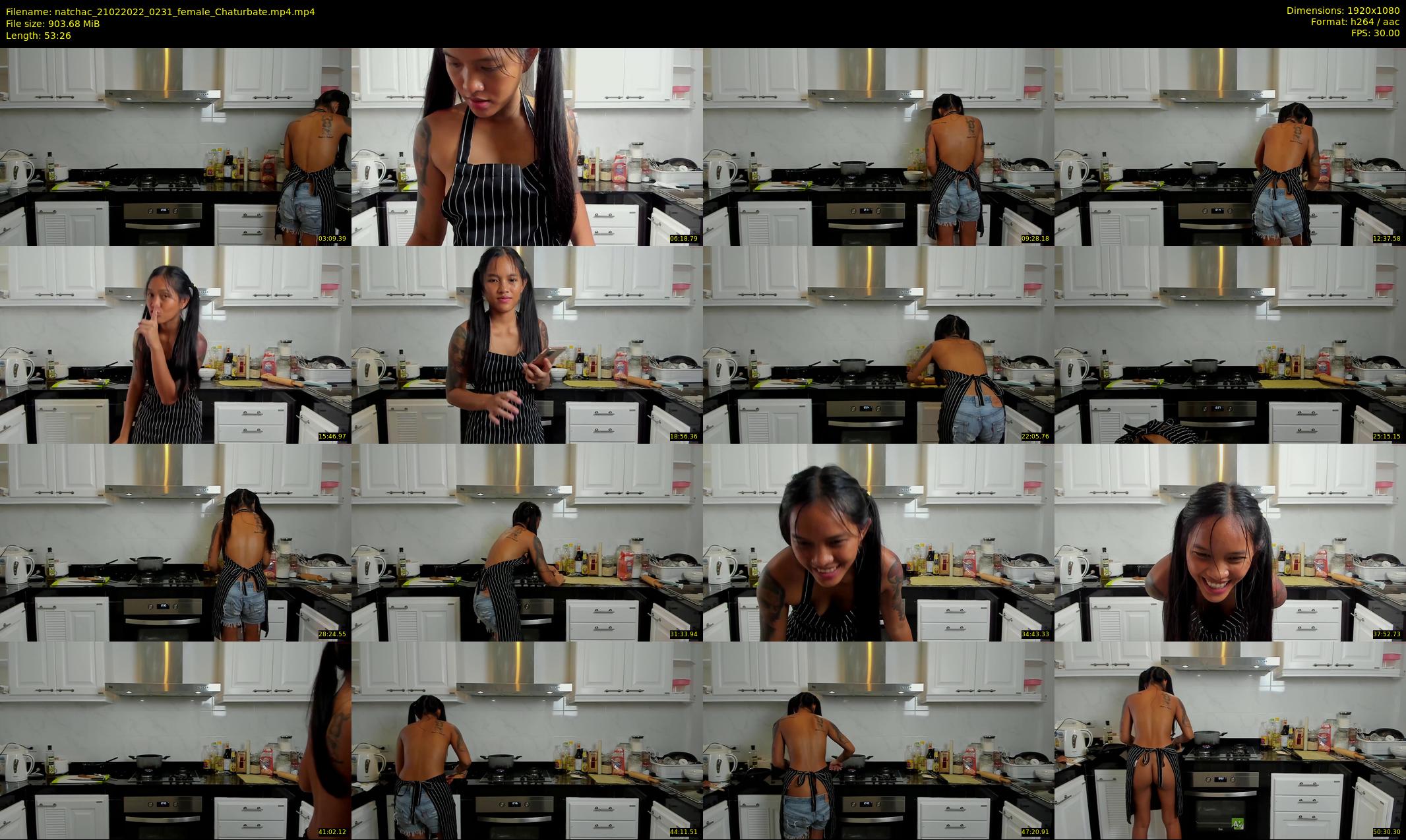 natchac — 54 minute Chaturbate female cam show recording, 1080p, Feb 21, 2022