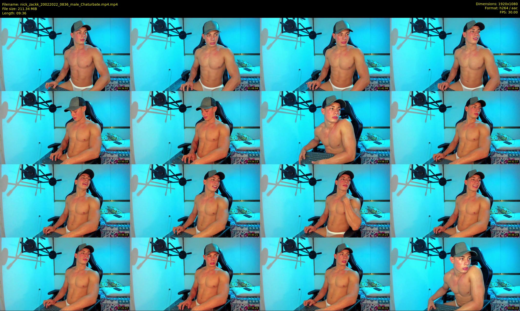 nick_zackk — 10 minute Chaturbate male cam show recording, 1080p, Feb 20, 2022
