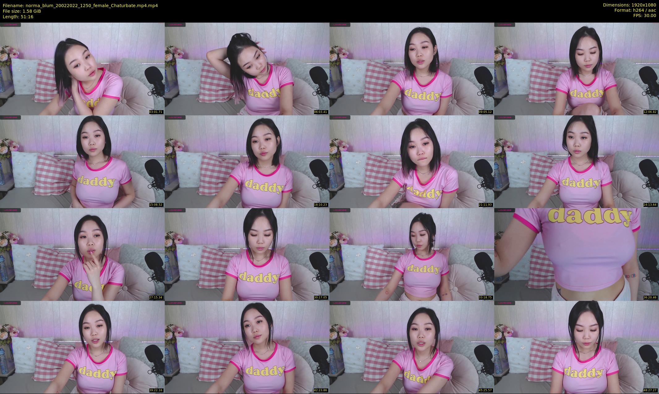 norma_blum — 52 minute Chaturbate female cam show recording, 1080p, Feb 20, 2022