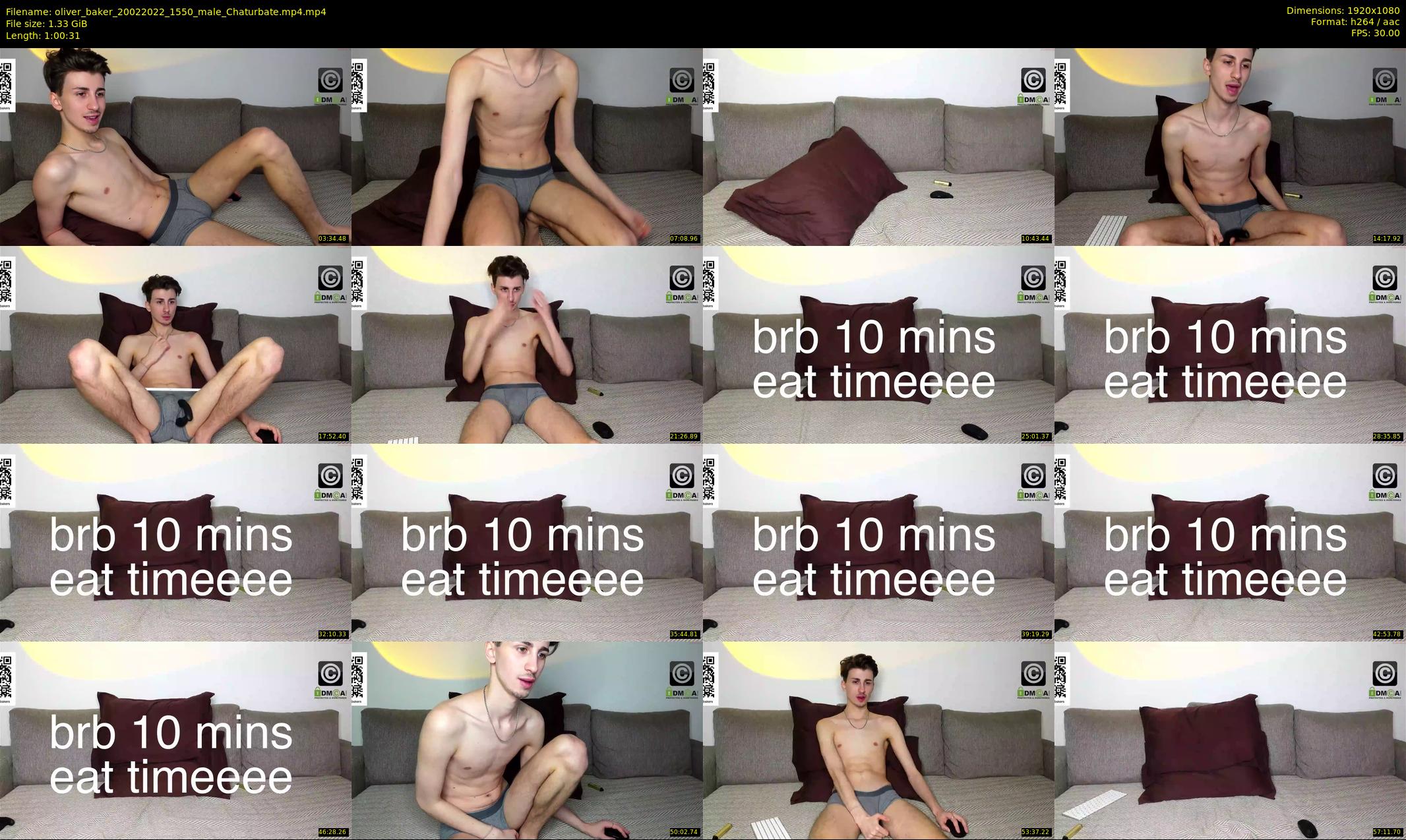 oliver_baker — 61 minute Chaturbate male cam show recording, 1080p, Feb 20, 2022
