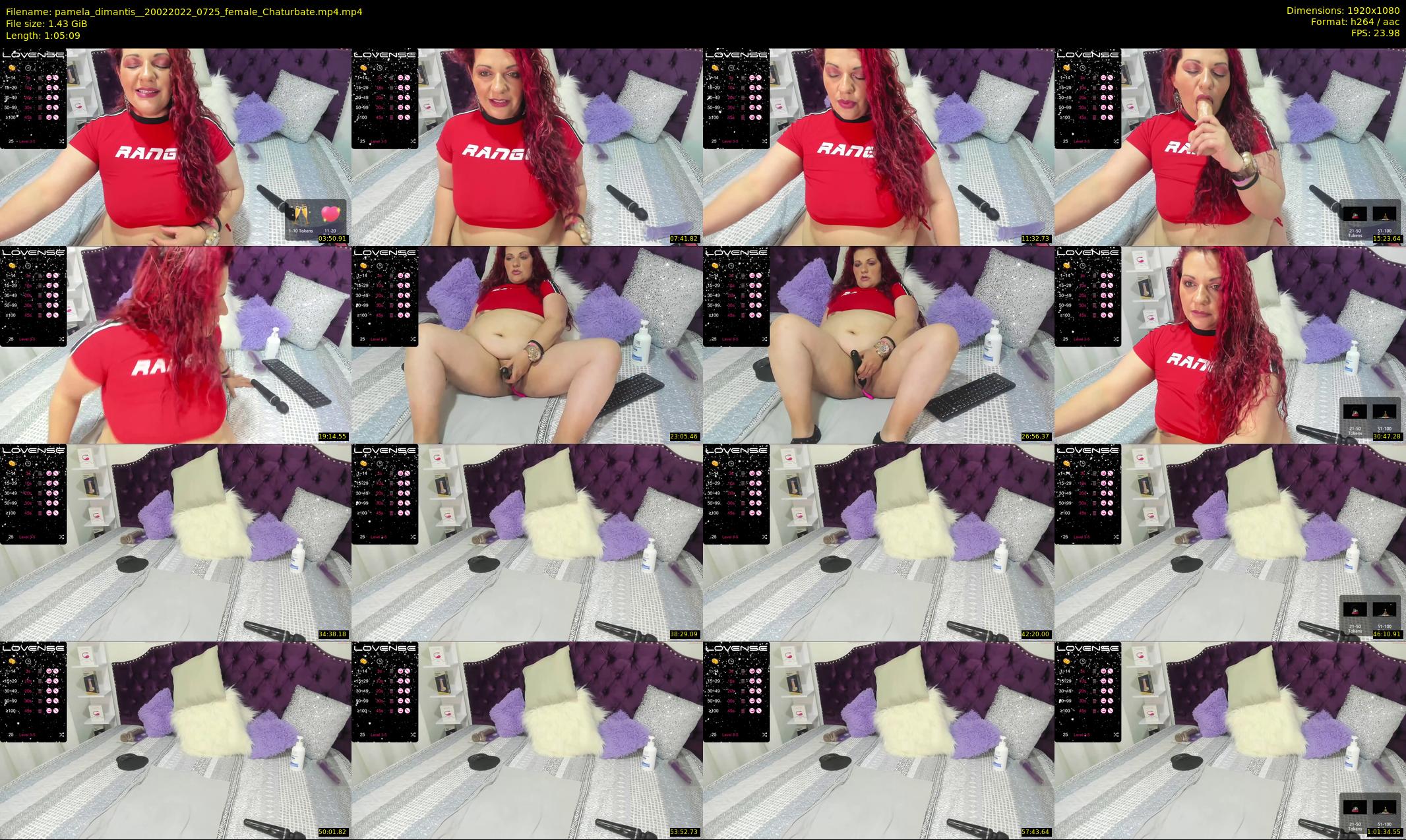 pamela_dimantis_ — 66 minute Chaturbate female cam show recording, 1080p, Feb 20, 2022
