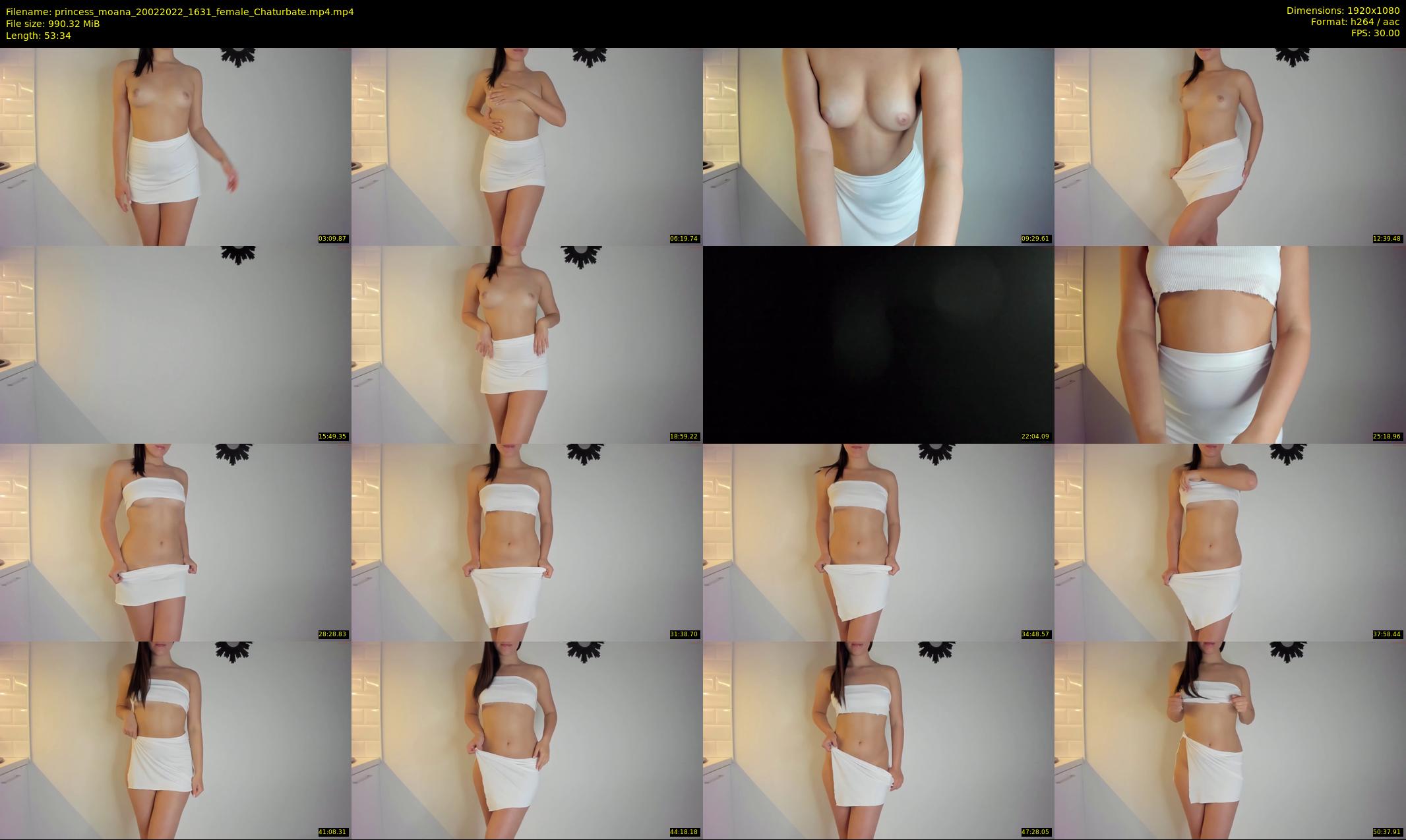 princess_moana — 54 minute Chaturbate female cam show recording, 1080p, Feb 20, 2022