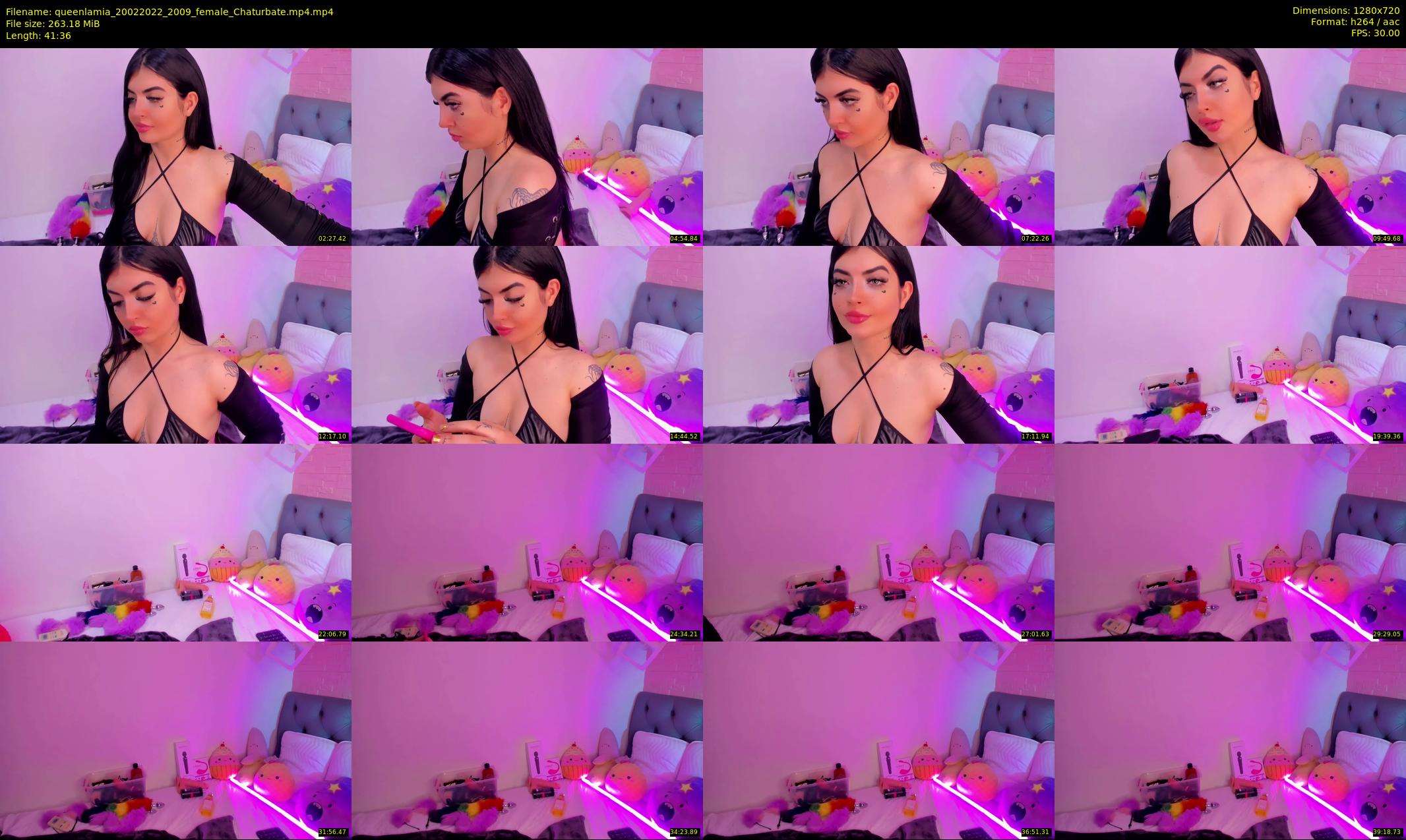 queenlamia — 42 minute Chaturbate female cam show recording, 720p, Feb 20, 2022