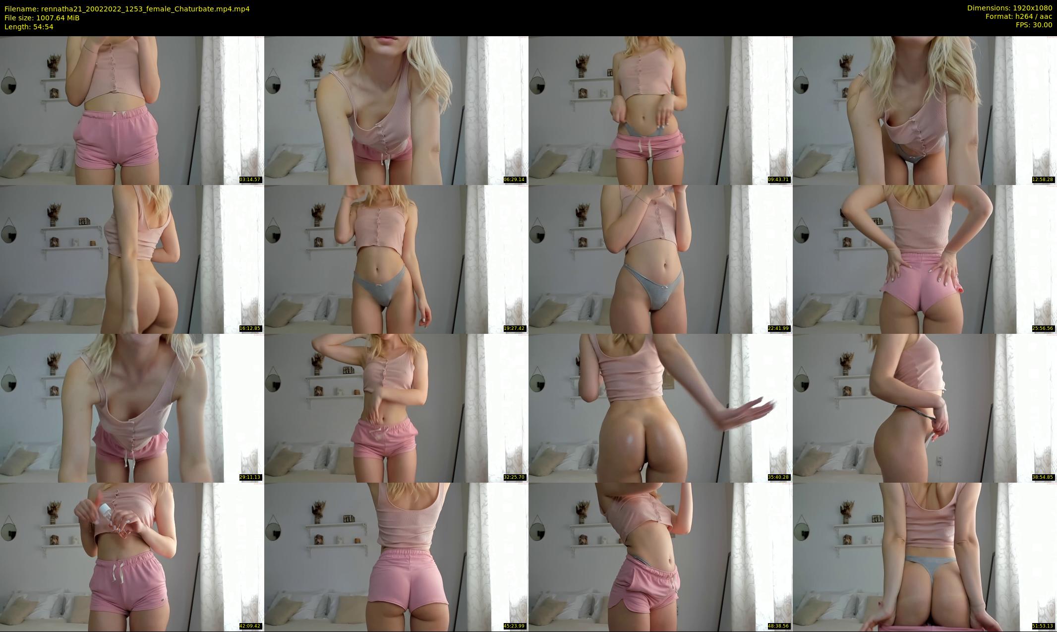 rennatha21 — 55 minute Chaturbate female cam show recording, 1080p, Feb 20, 2022