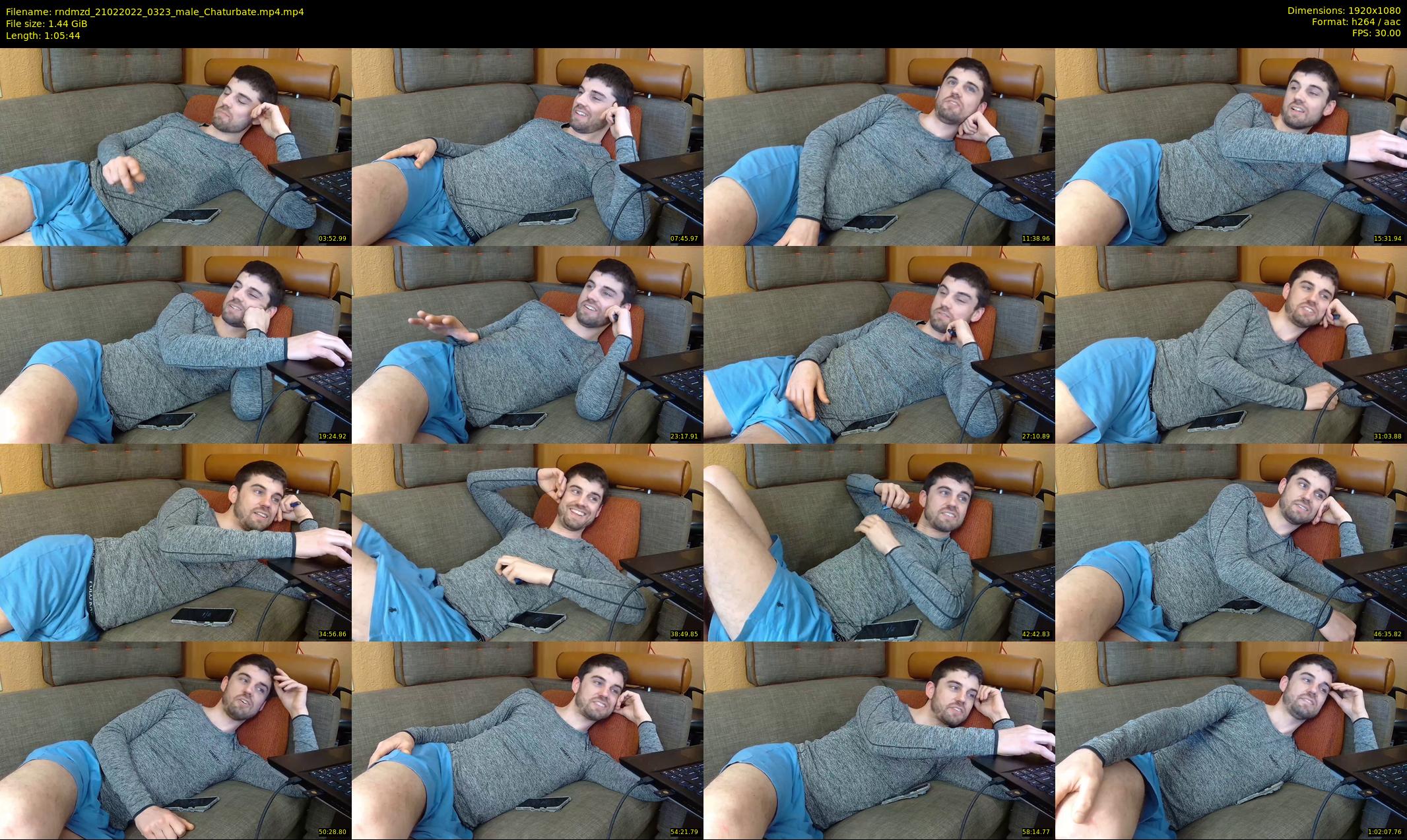 rndmzd — 66 minute Chaturbate male cam show recording, 1080p, Feb 21, 2022