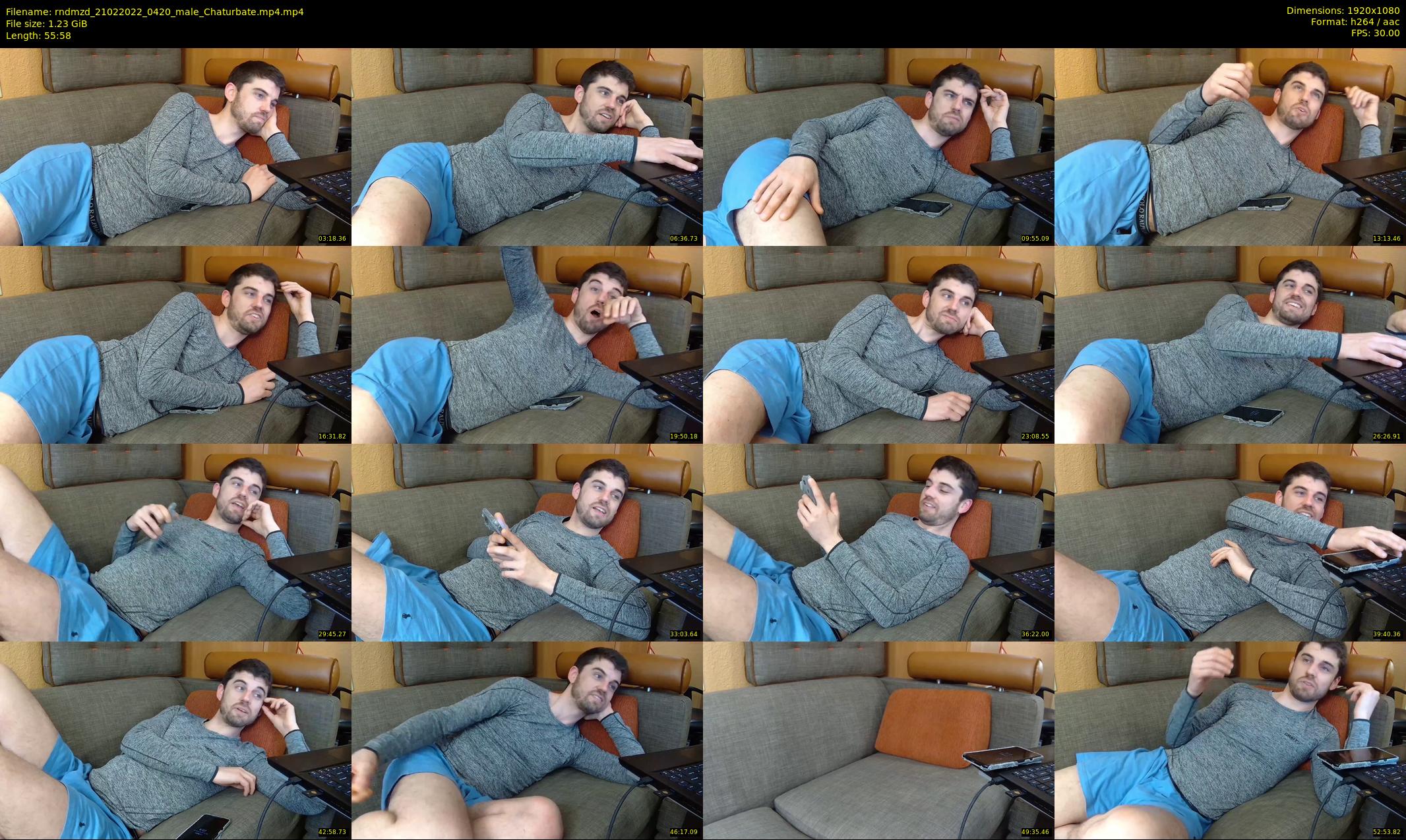 rndmzd — 56 minute Chaturbate male cam show recording, 1080p, Feb 21, 2022