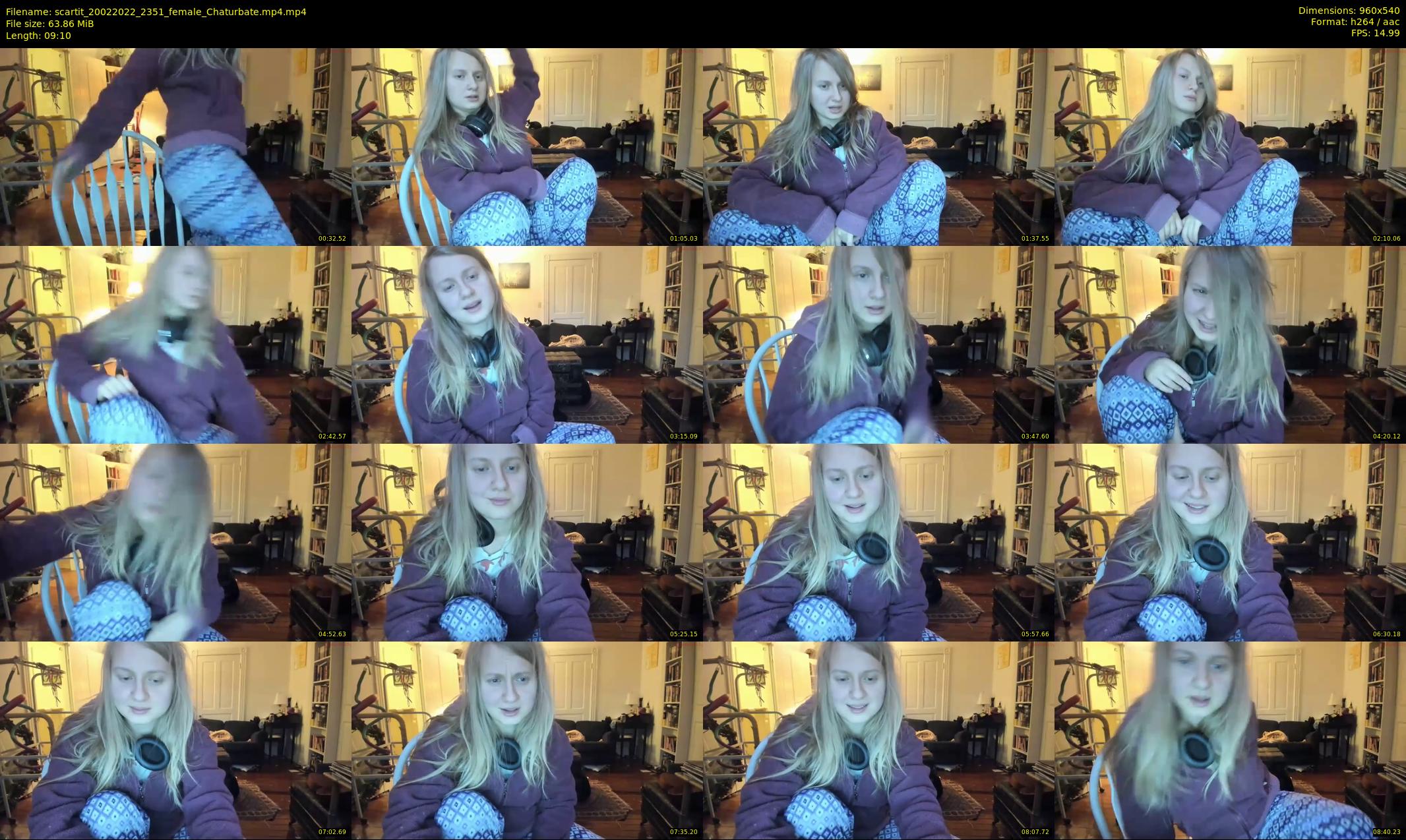 scartit — 10 minute Chaturbate female cam show recording, 480p, Feb 20, 2022