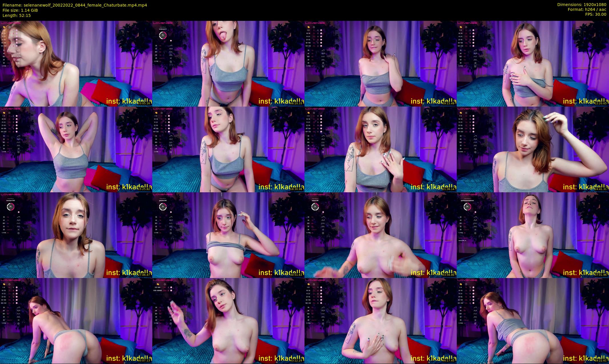 selenanewolf — 53 minute Chaturbate couple cam show recording, 1080p, Feb 20, 2022