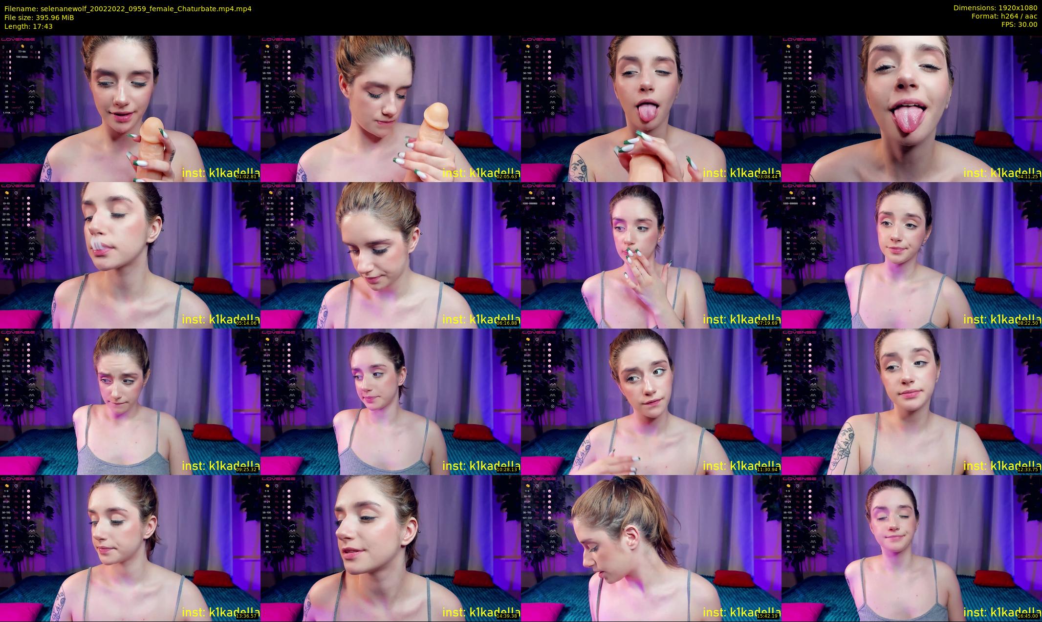 selenanewolf — 18 minute Chaturbate couple cam show recording, 1080p, Feb 20, 2022