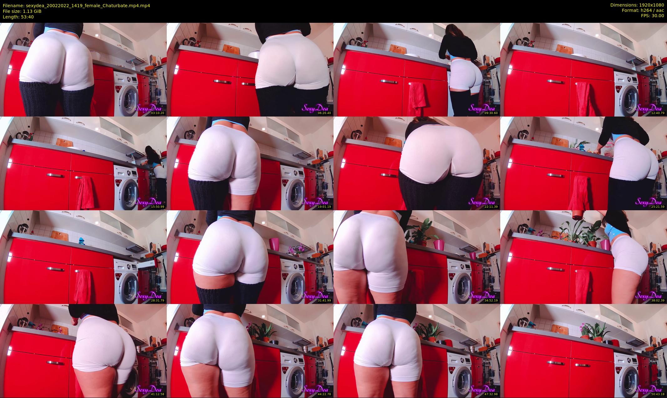 sexydea — 54 minute Chaturbate female cam show recording, 1080p, Feb 20, 2022