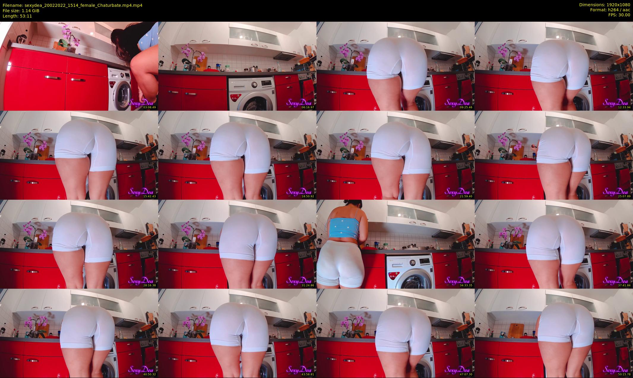 sexydea — 54 minute Chaturbate female cam show recording, 1080p, Feb 20, 2022