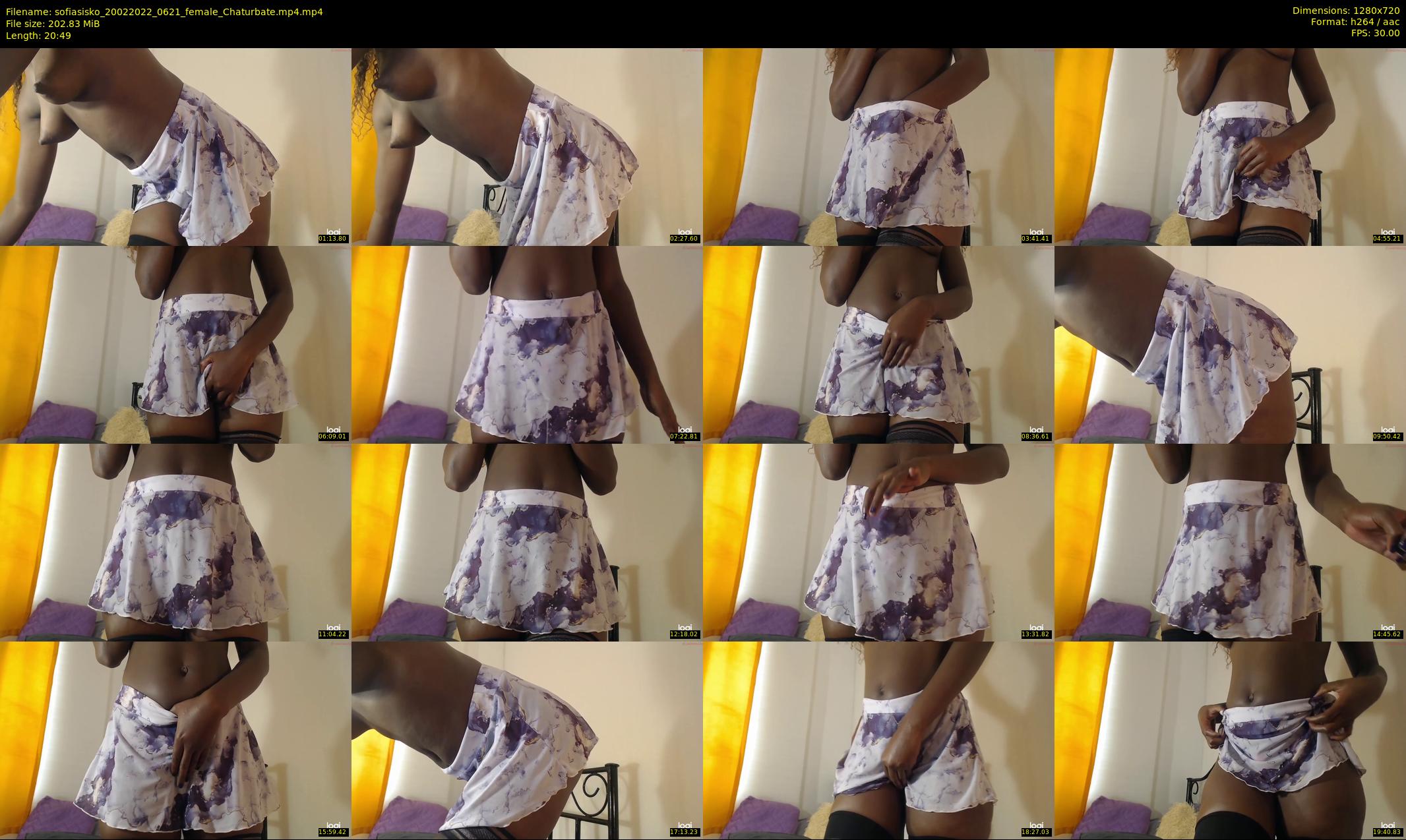 sofiasisko — 21 minute Chaturbate female cam show recording, 720p, Feb 20, 2022