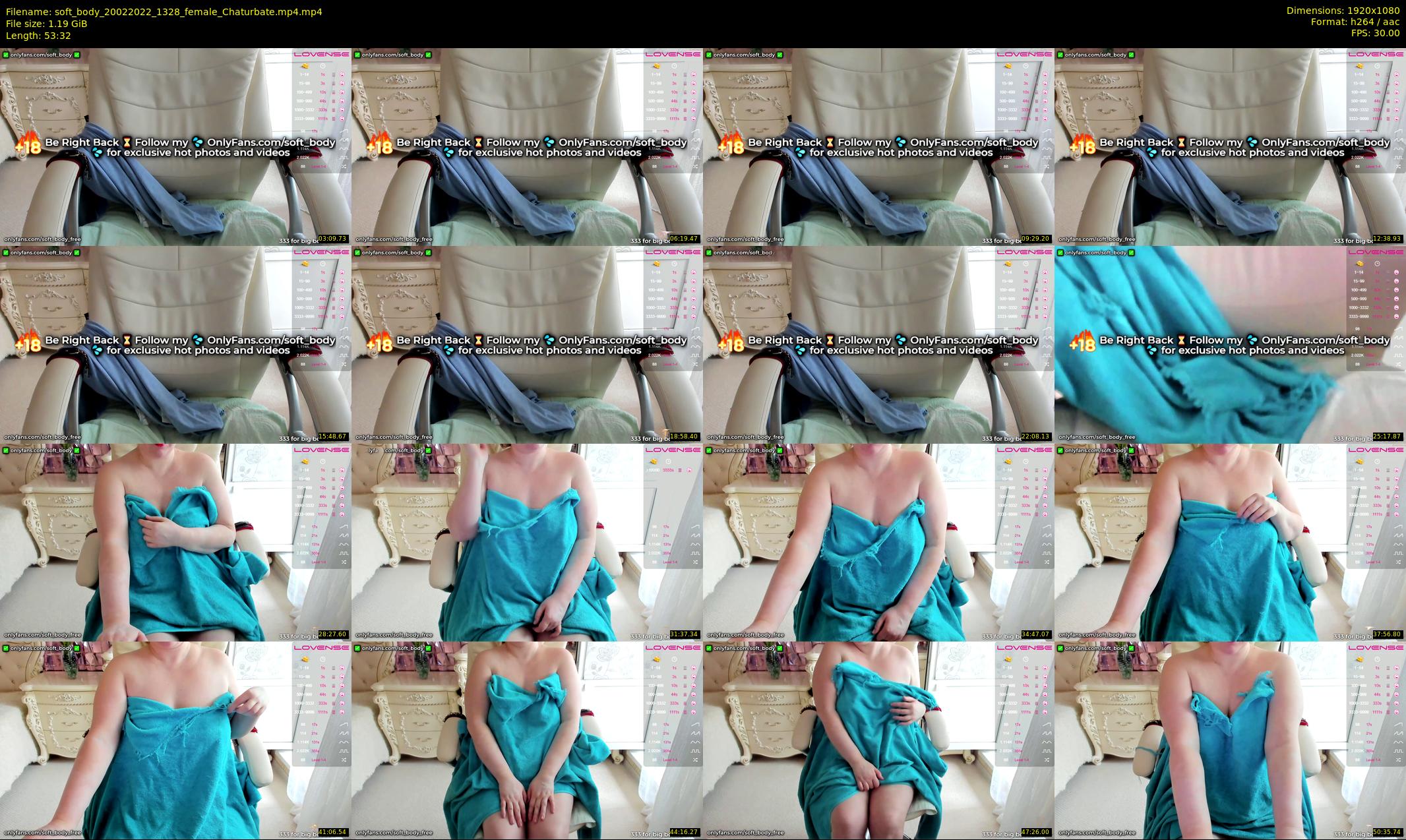 soft_body — 54 minute Chaturbate female cam show recording, 1080p, Feb 20, 2022