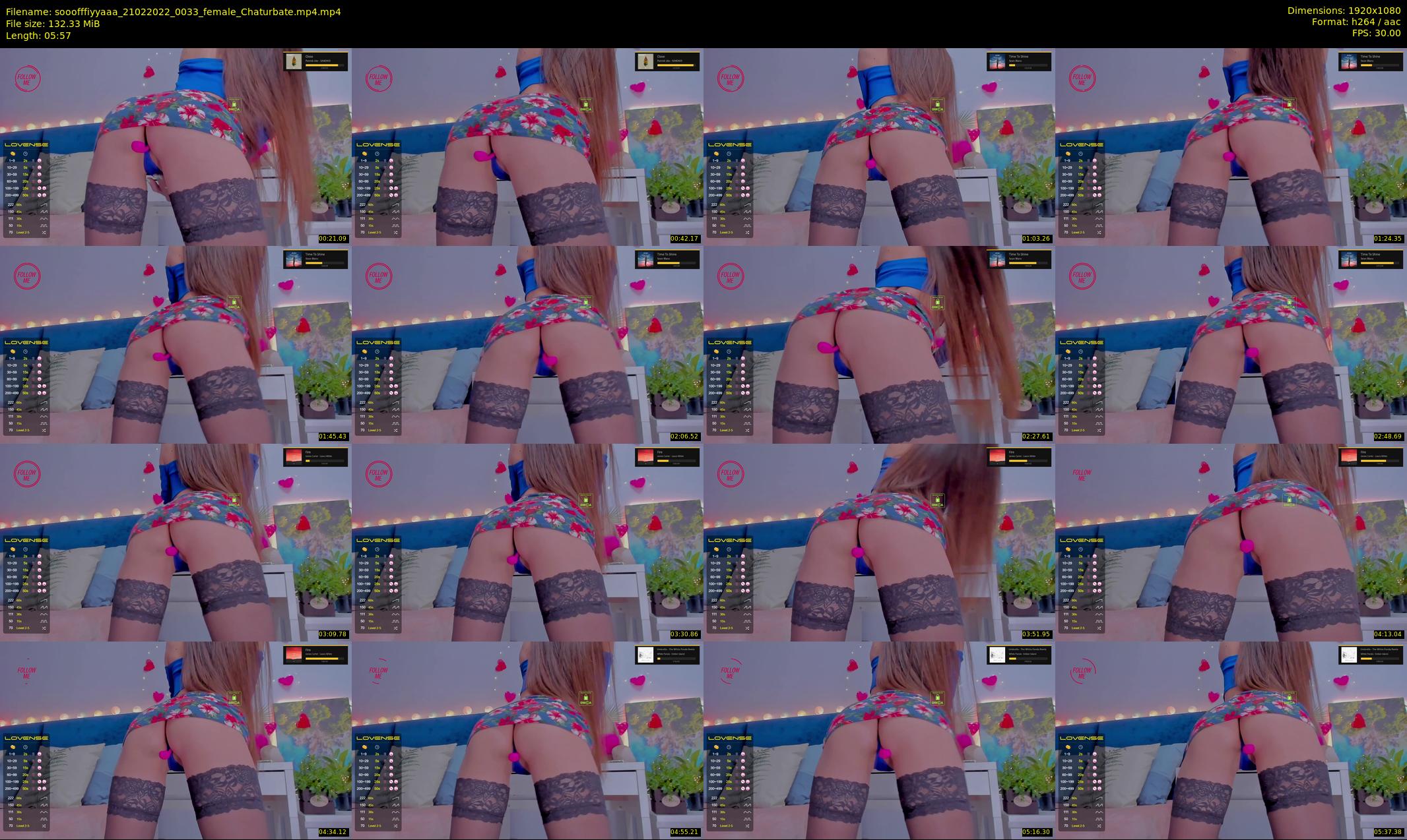 sooofffiyyaaa — 6 minute Chaturbate female cam show recording, 1080p, Feb 21, 2022