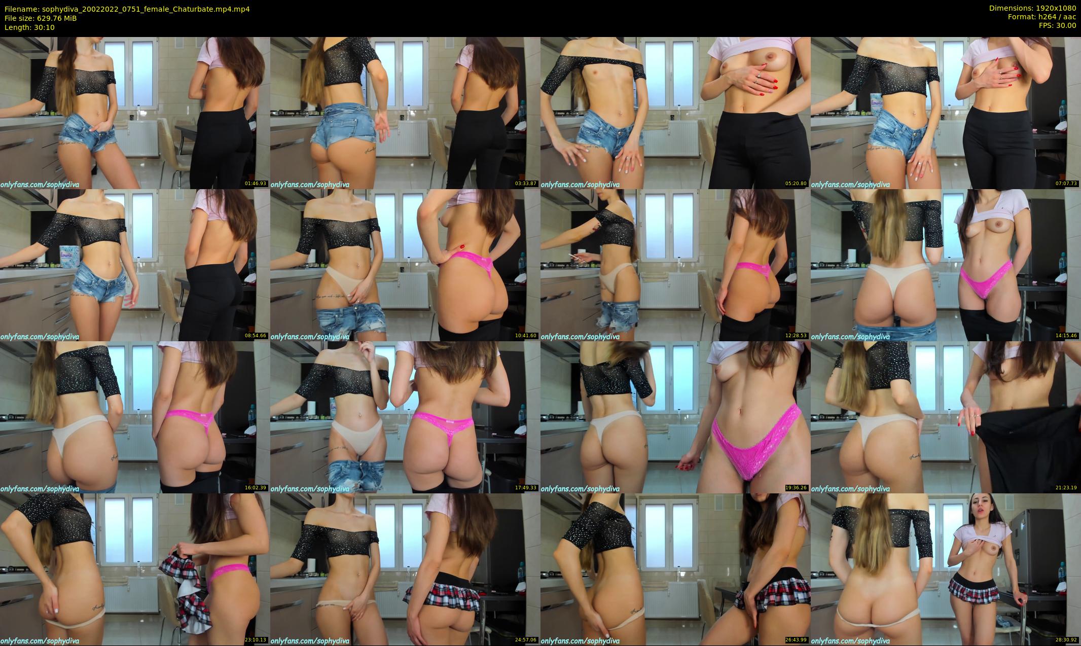 sophydiva — 31 minute Chaturbate female cam show recording, 1080p, Feb 20, 2022