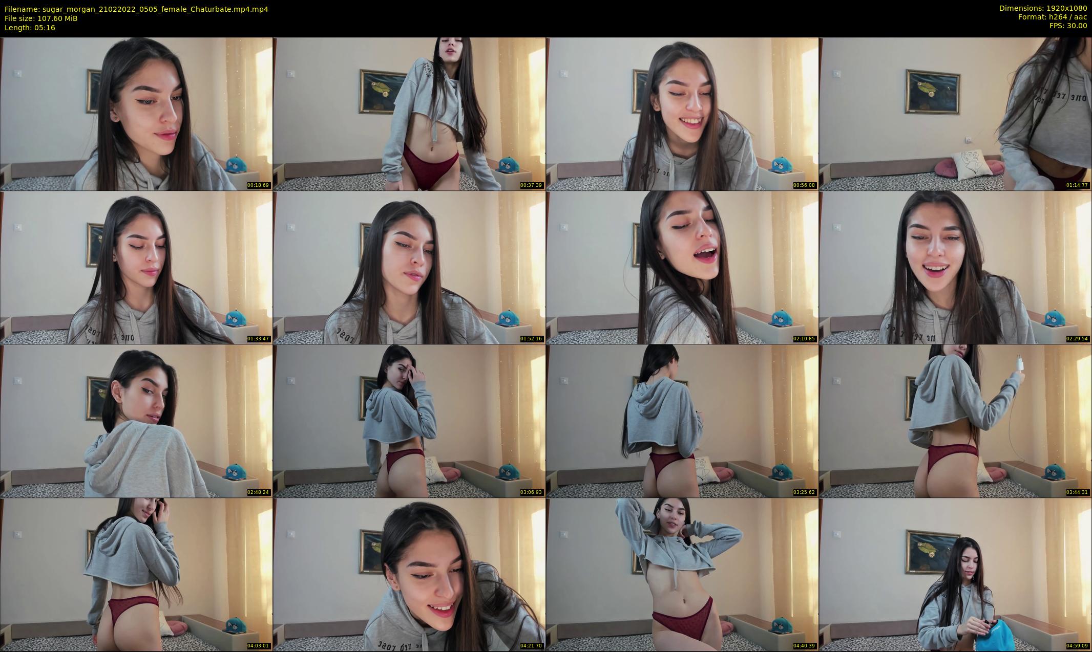 sugar_morgan — 6 minute Chaturbate female cam show recording, 1080p, Feb 21, 2022
