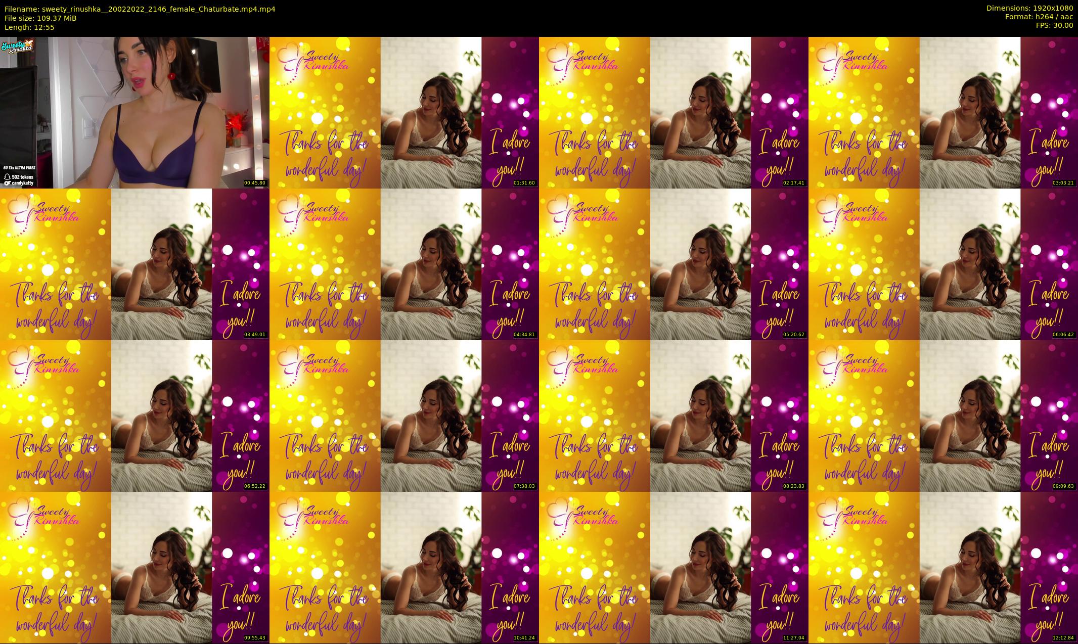 sweety_rinushka_ — 13 minute Chaturbate female cam show recording, 1080p, Feb 20, 2022