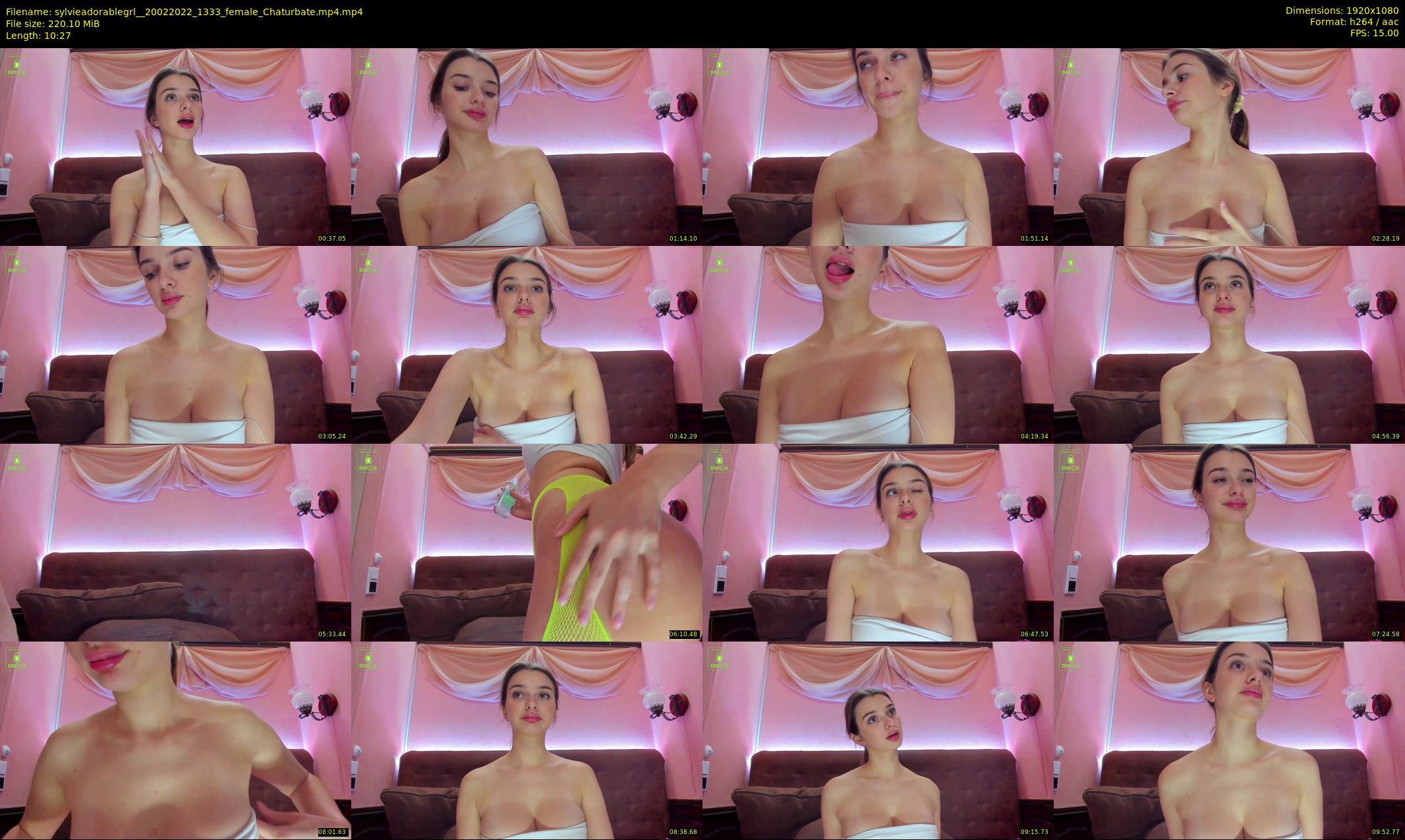 sylvieadorablegrl_ — 11 minute Chaturbate female cam show recording, 1080p, Feb 20, 2022