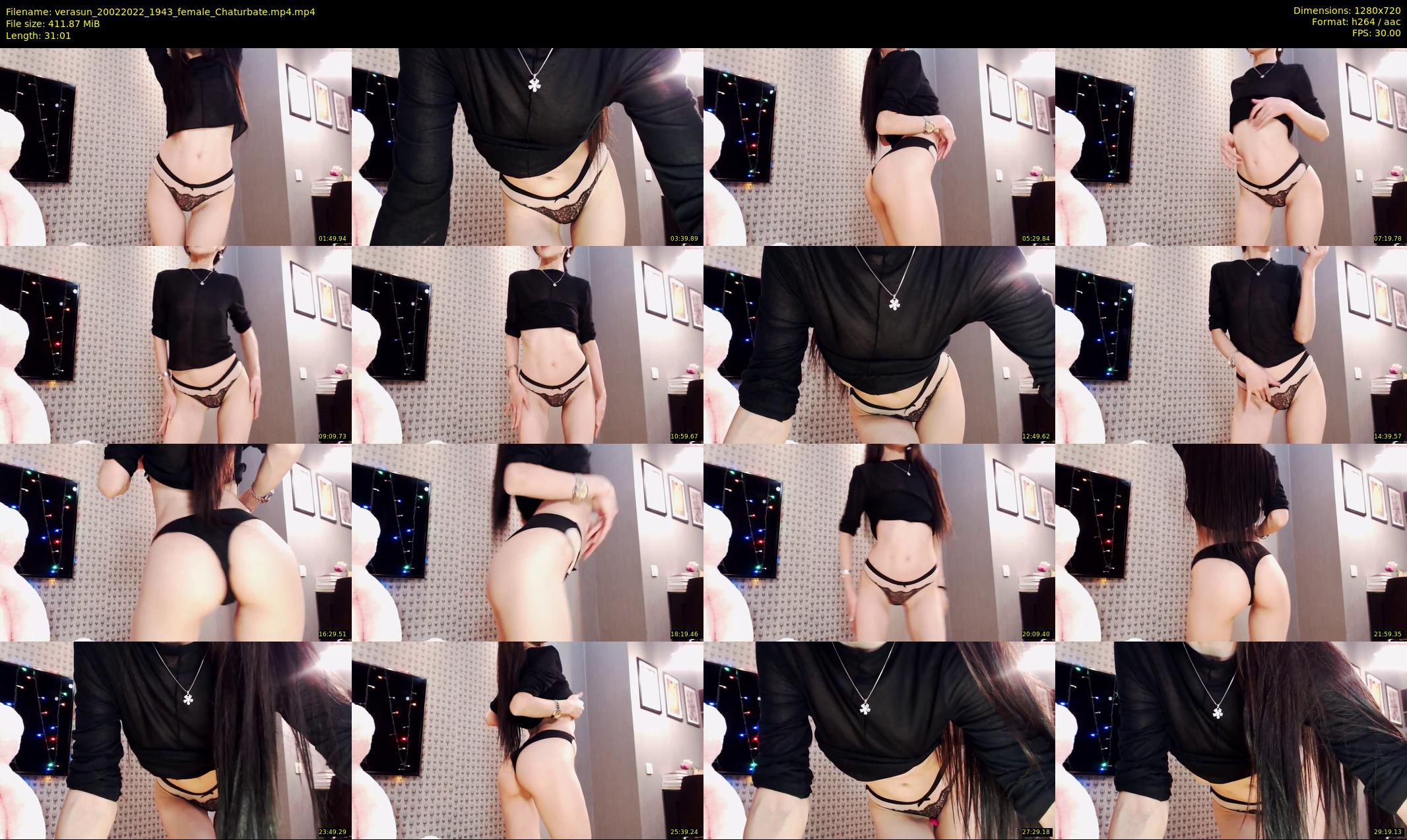 verasun — 32 minute Chaturbate female cam show recording, 720p, Feb 20, 2022