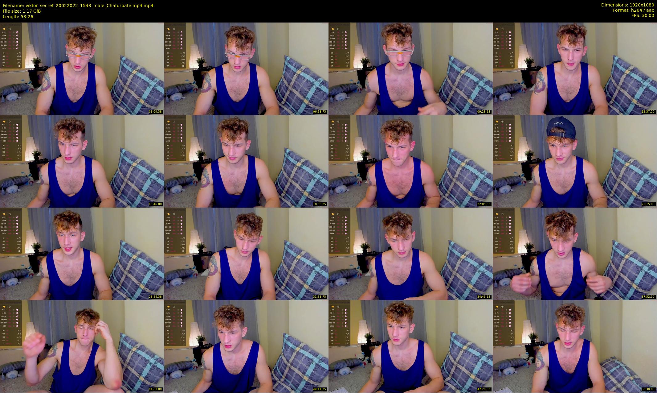 viktor_secret — 54 minute Chaturbate male cam show recording, 1080p, Feb 20, 2022