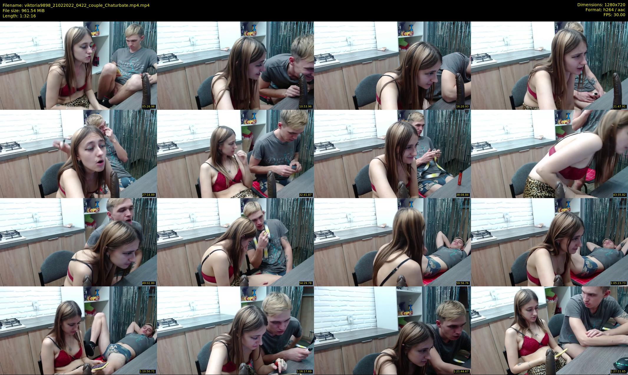 viktoria9898 — 93 minute Chaturbate couple cam show recording, 720p, Feb 21, 2022