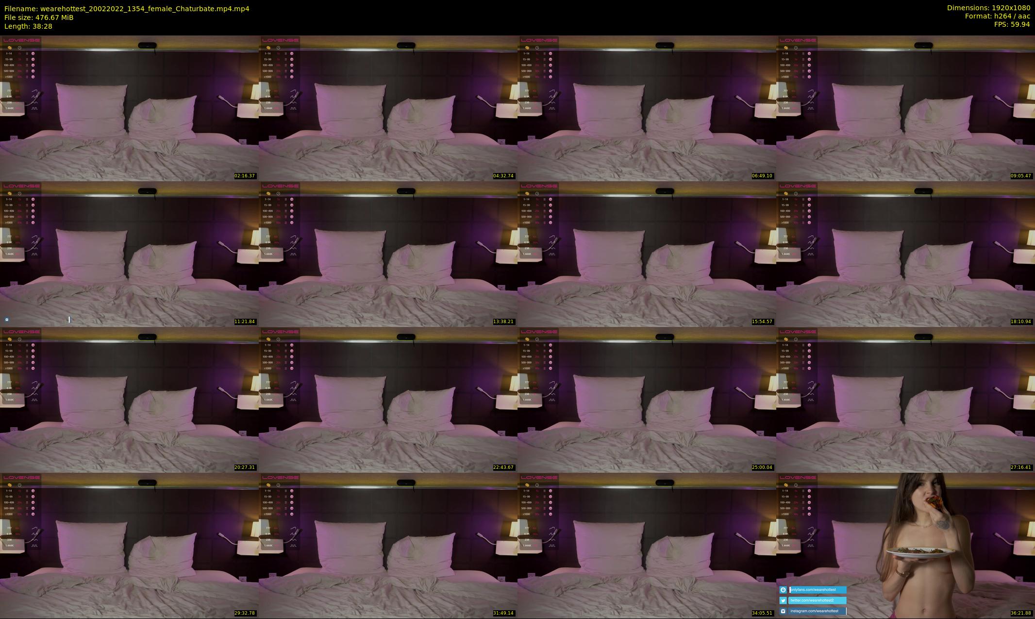 wearehottest — 39 minute Chaturbate couple cam show recording, 1080p, Feb 20, 2022