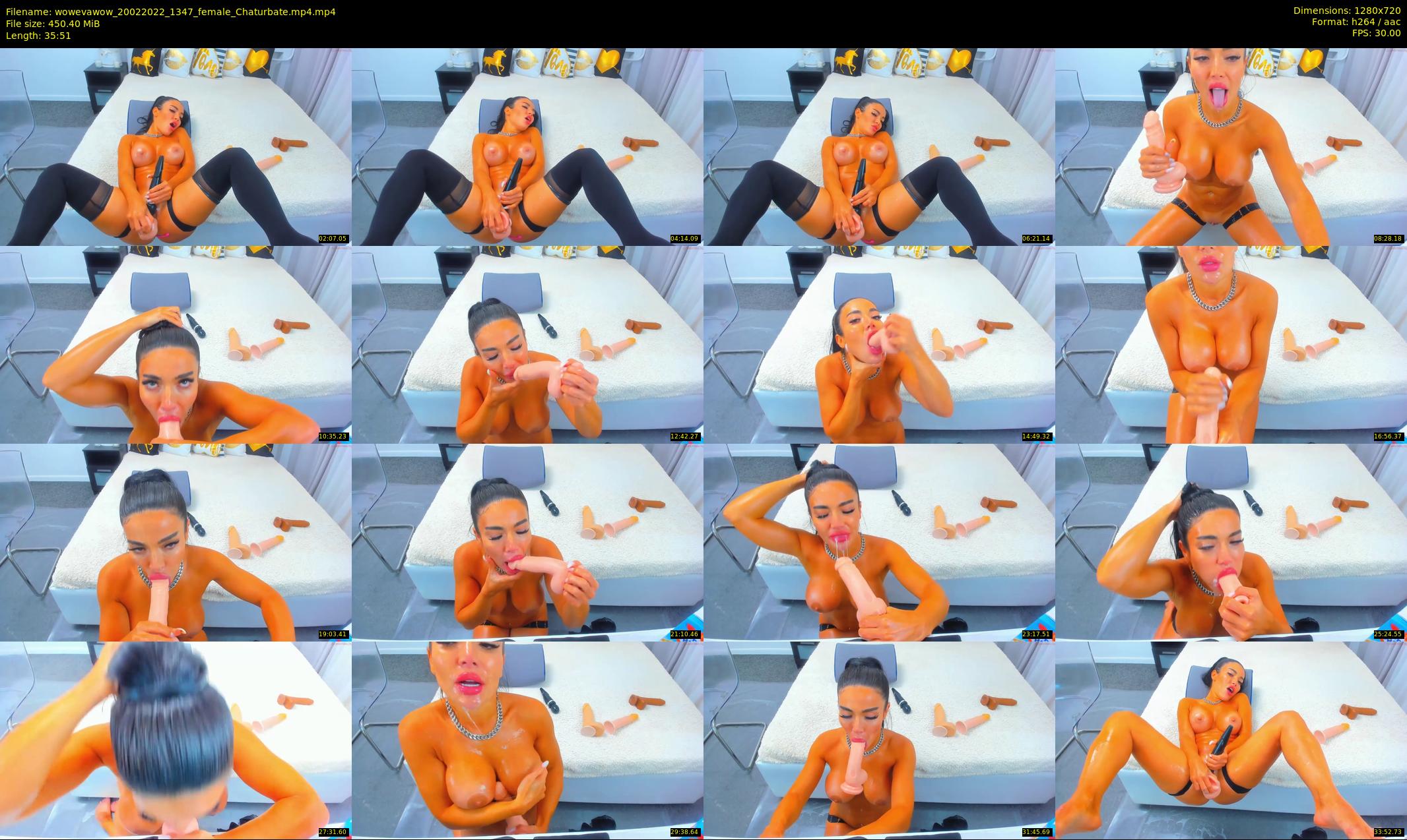 wowevawow — 36 minute Chaturbate female cam show recording, 720p, Feb 20, 2022