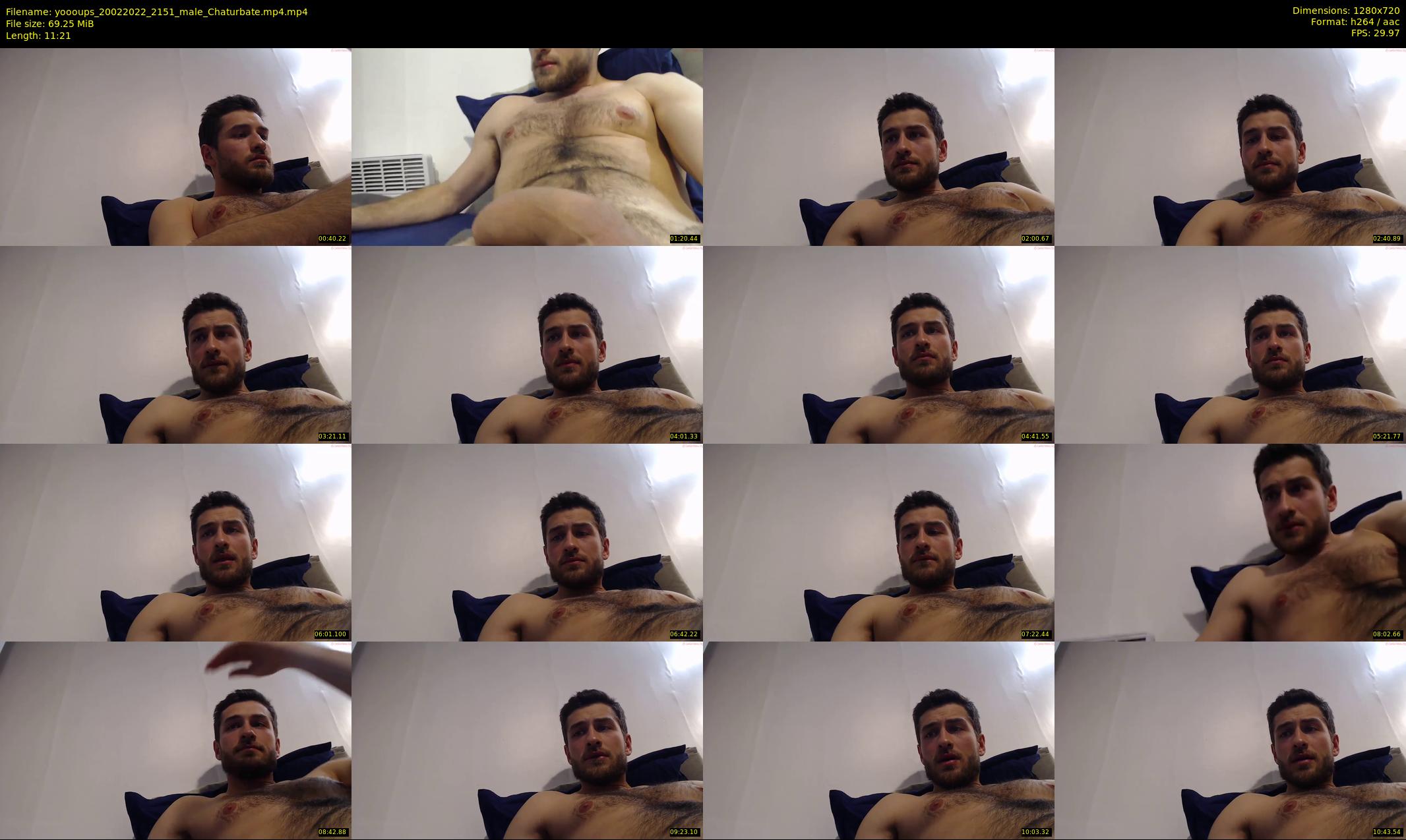 yoooups — 12 minute Chaturbate male cam show recording, 720p, Feb 20, 2022