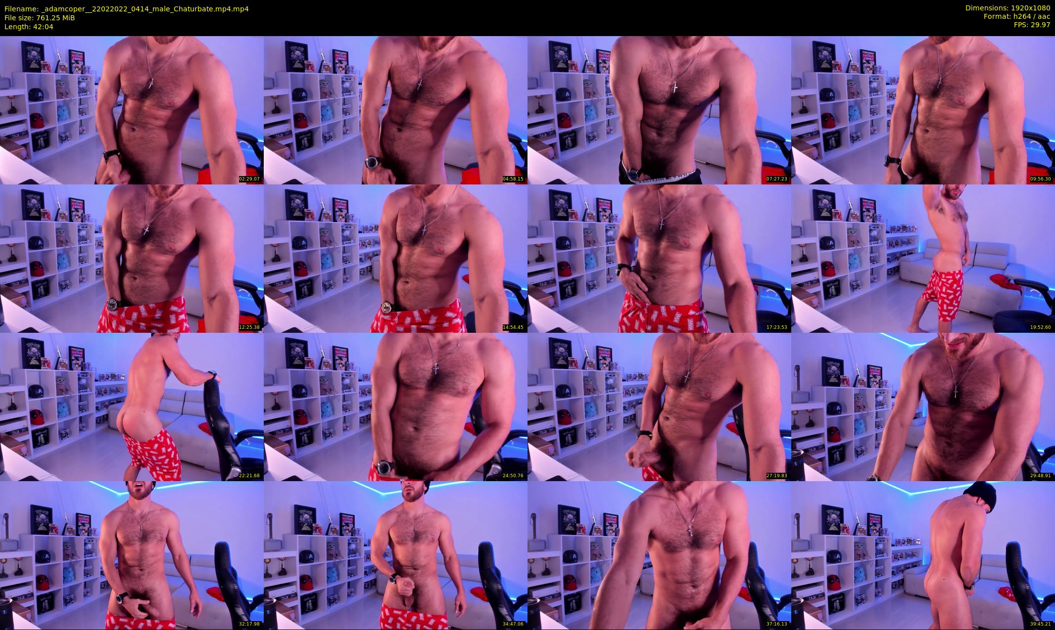 _adamcoper_ — 43 minute Chaturbate male cam show recording, 1080p, Feb 22, 2022