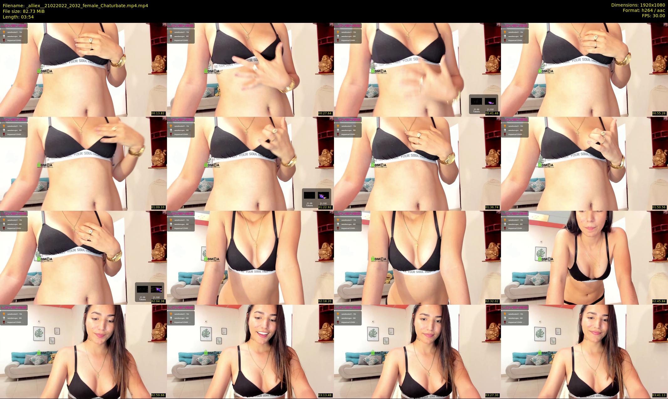 _alliex_ — 4 minute Chaturbate female cam show recording, 1080p, Feb 21, 2022