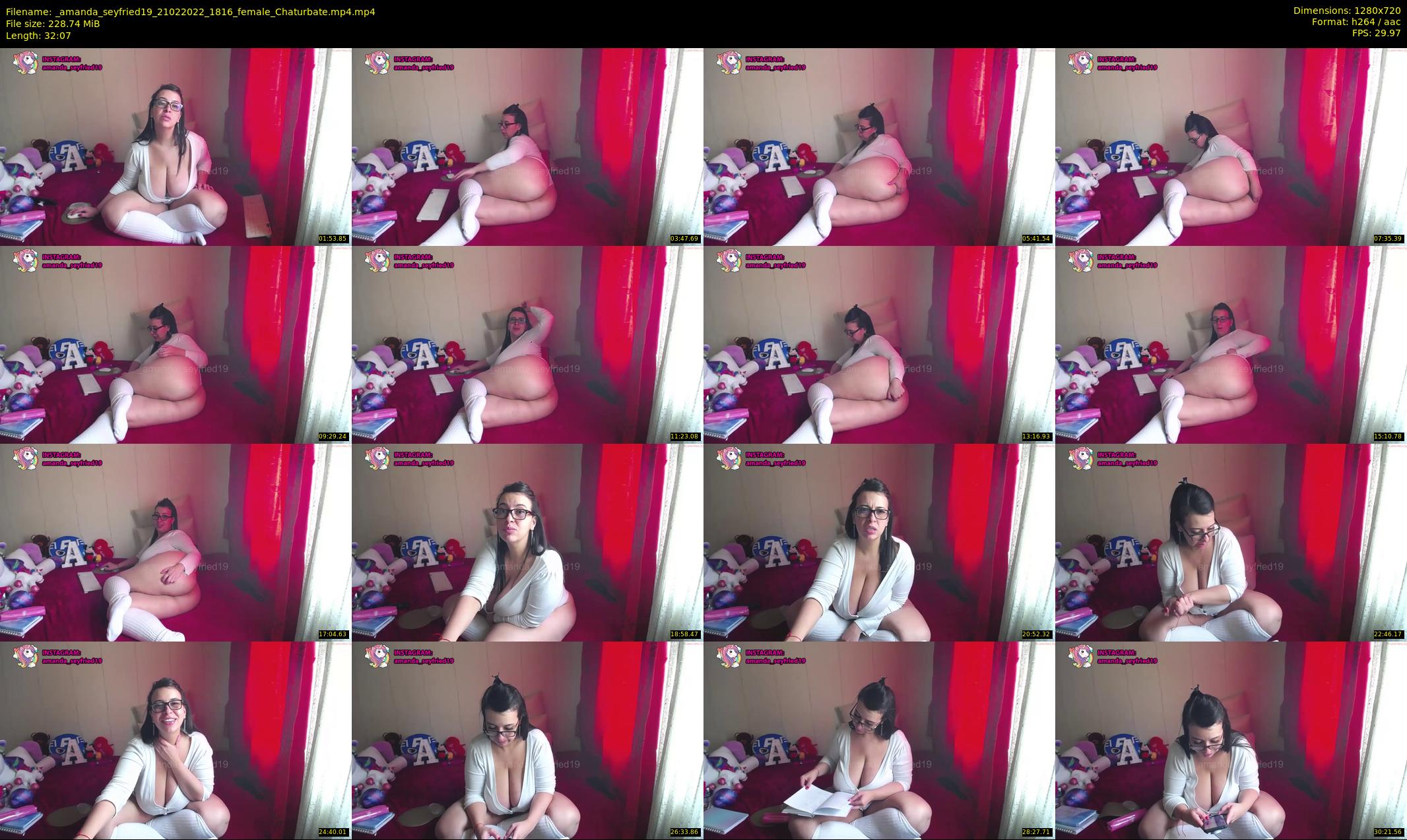 _amanda_seyfried19 — 33 minute Chaturbate female cam show recording, 720p, Feb 21, 2022