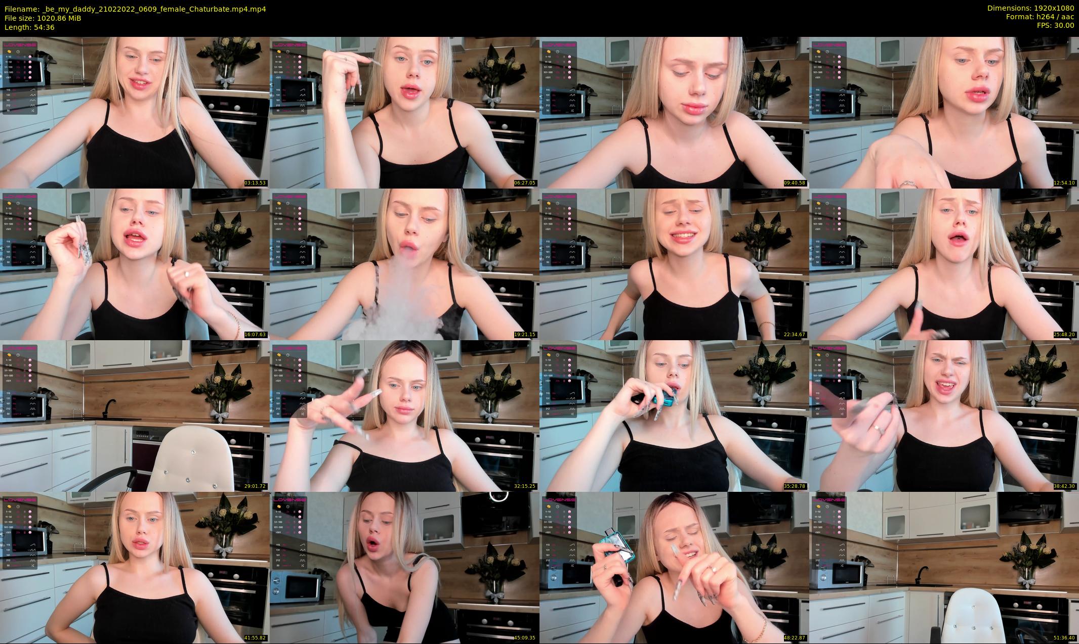 _be_my_daddy — 55 minute Chaturbate female cam show recording, 1080p, Feb 21, 2022