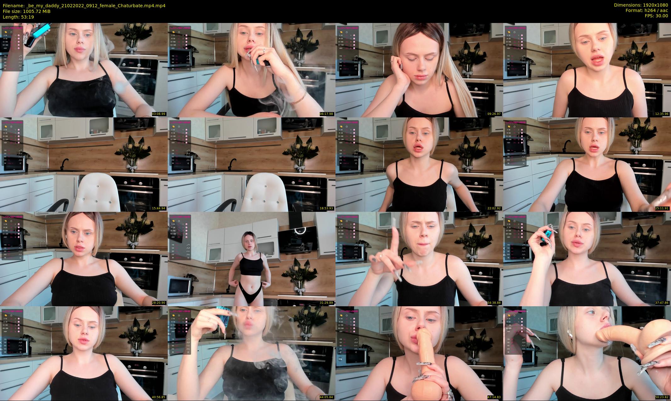 _be_my_daddy — 54 minute Chaturbate female cam show recording, 1080p, Feb 21, 2022
