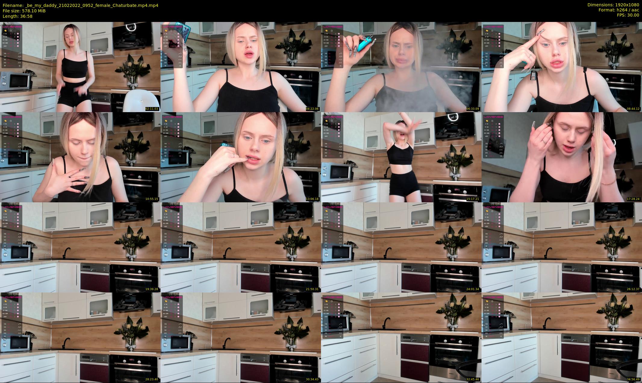 _be_my_daddy — 37 minute Chaturbate female cam show recording, 1080p, Feb 21, 2022