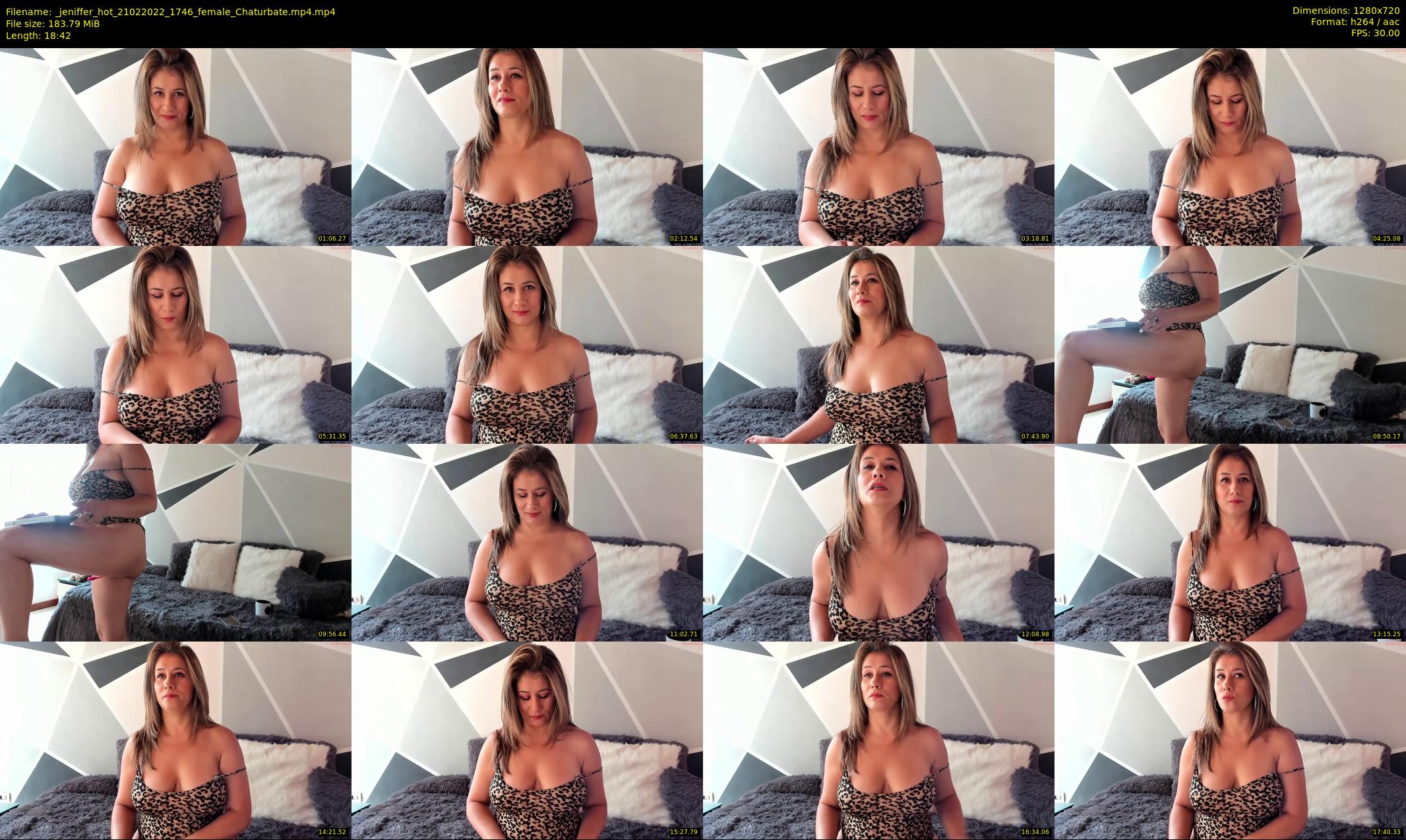 _jeniffer_hot — 19 minute Chaturbate female cam show recording, 720p, Feb 21, 2022