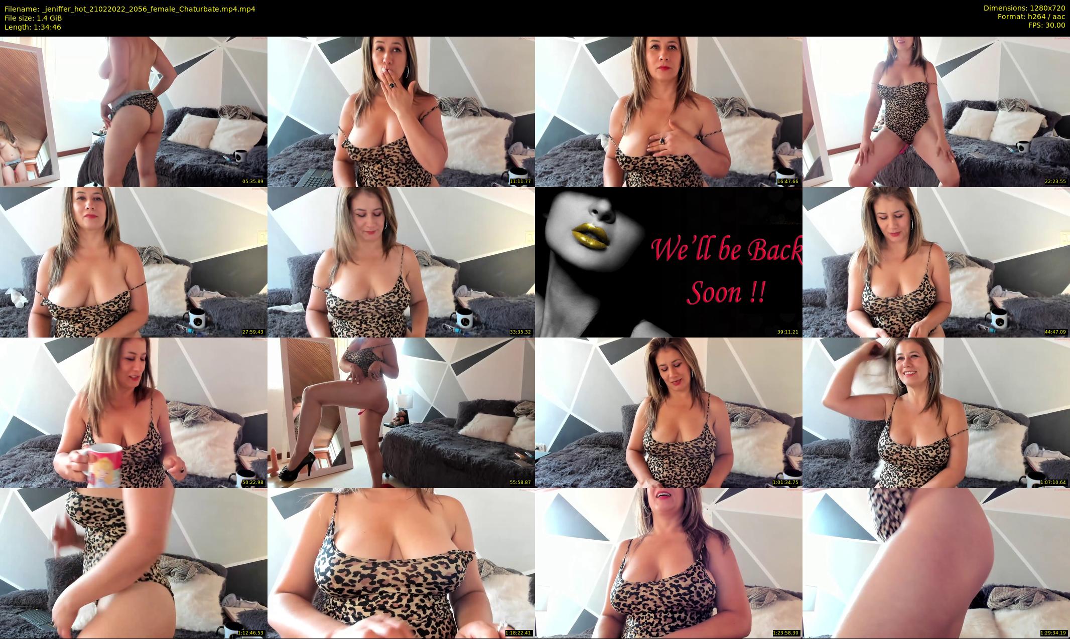 _jeniffer_hot — 95 minute Chaturbate female cam show recording, 720p, Feb 21, 2022