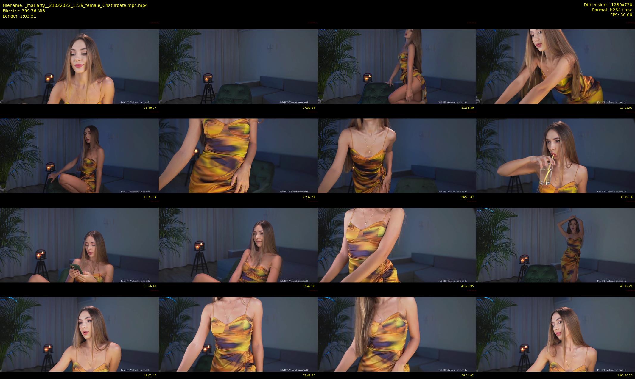 _mariarty_ — 64 minute Chaturbate female cam show recording, 720p, Feb 21, 2022