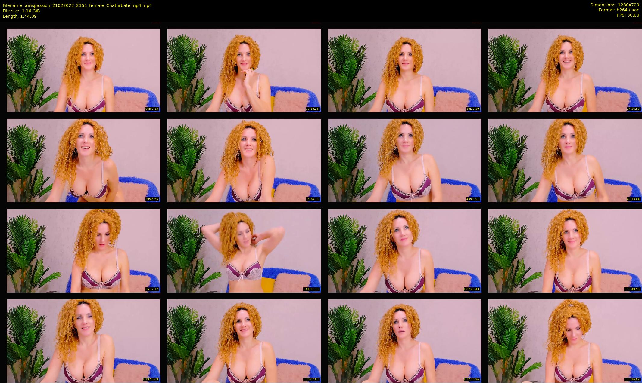 airispassion — 105 minute Chaturbate female cam show recording, 720p, Feb 21, 2022