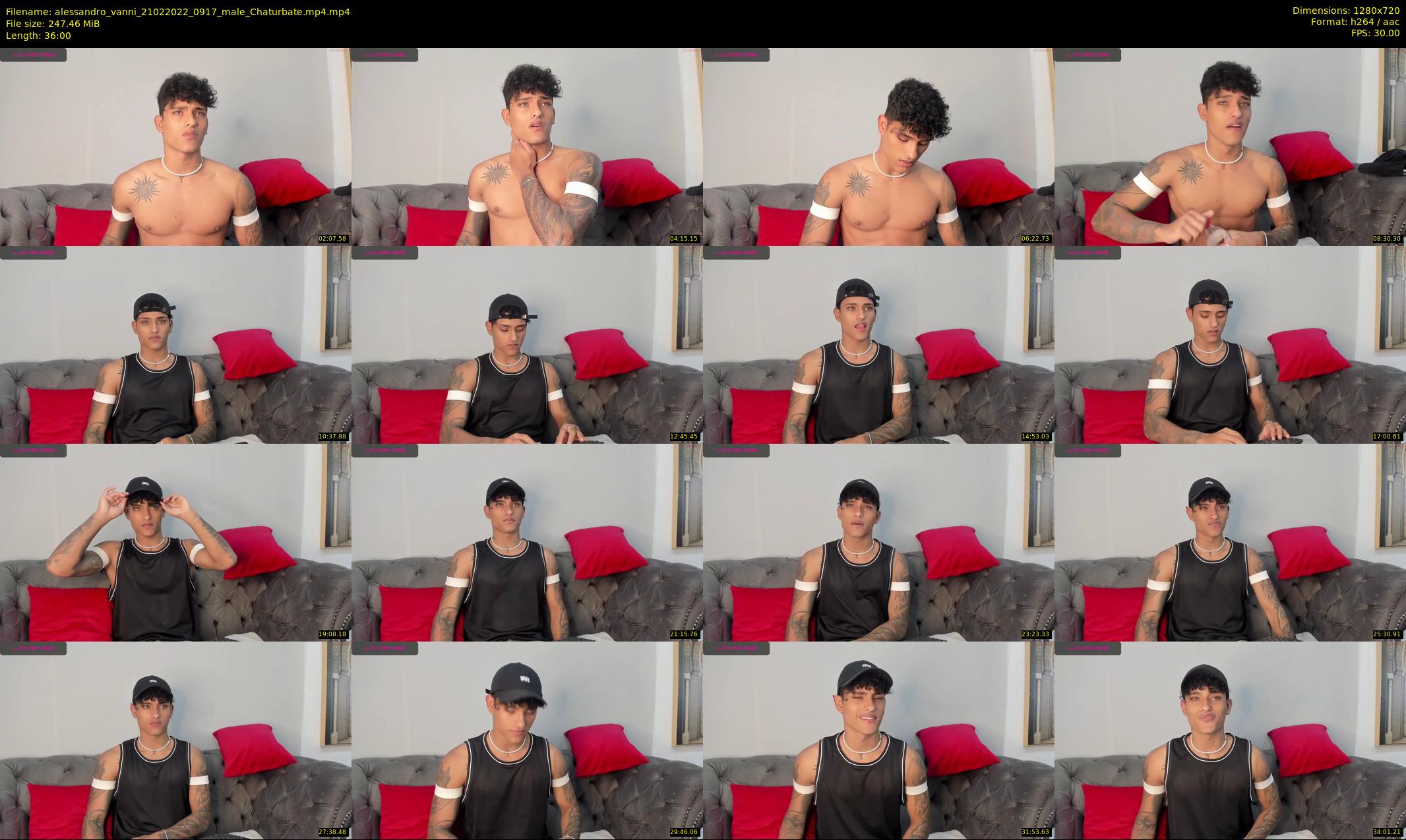 alessandro_vanni — 36 minute Chaturbate male cam show recording, 720p, Feb 21, 2022